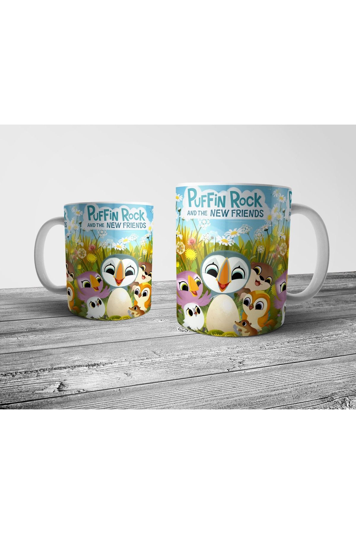 Pixxa Puffin Rock Kupa Bardak Model 3