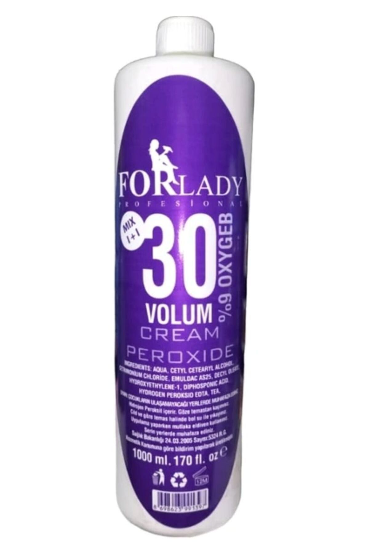 QF OKSİDAN KREM 30 VOL %9 1000 ML