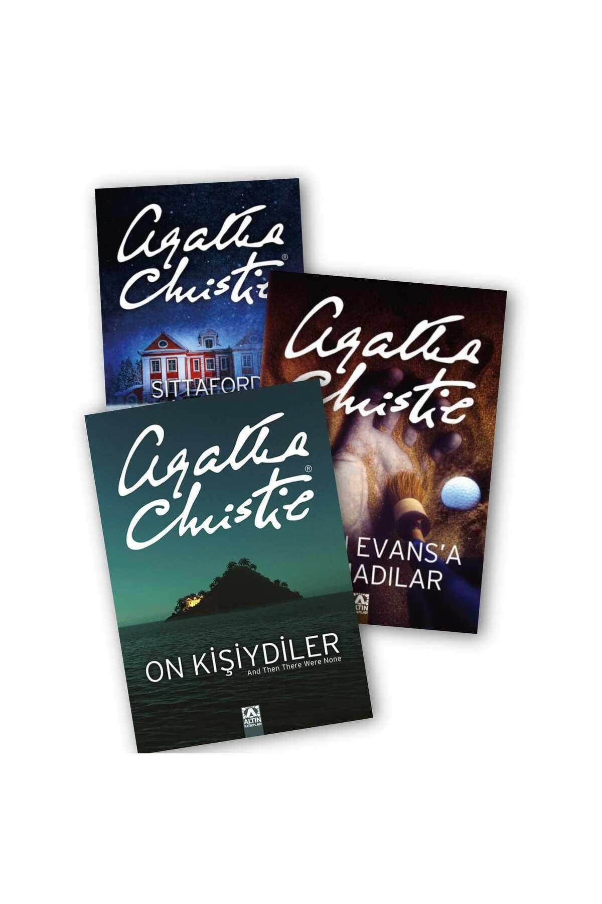 Altın Kitaplar On Kişiydiler - Neden Evans'a Sormadılar - Sittaford Malikanesinin Gizemi Agatha Christie 3 lü Set