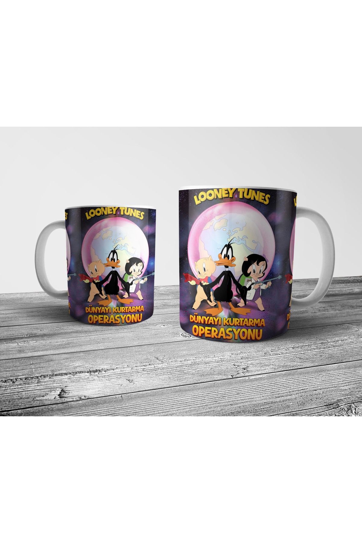 Pixxa Looney Tunes: Dünyayı Kurtarma Operasyonu Kupa Bardak Model 1