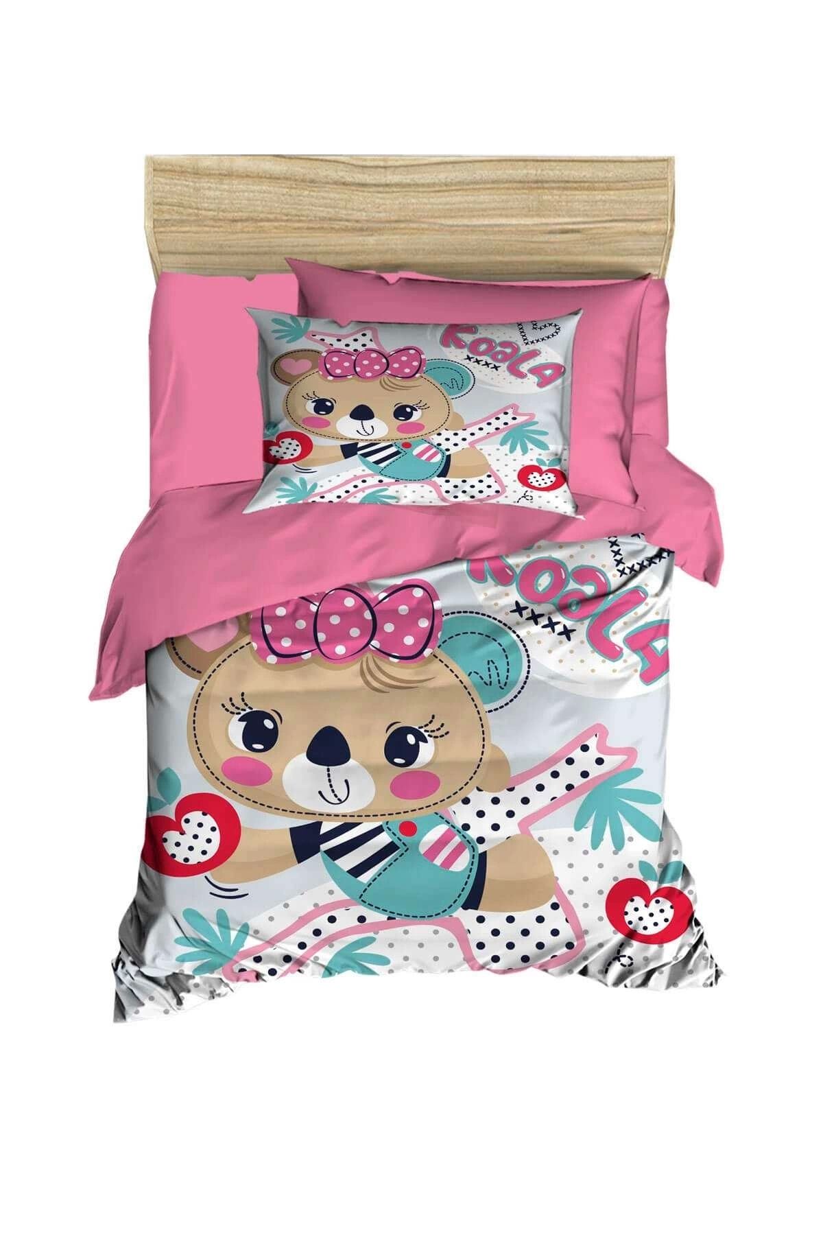 Mira Home Dijital Baskılı 3d Pamuklu Yenidoğan Bebek Nevresim Takımı Baby Koala