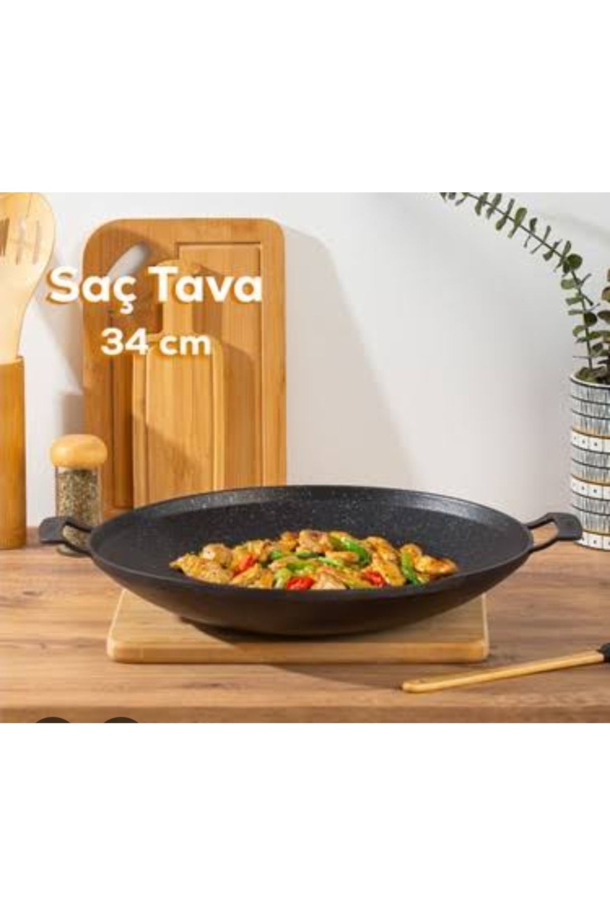 SAFİR 34 CM GRANİT DÖKÜM SAC TAVA