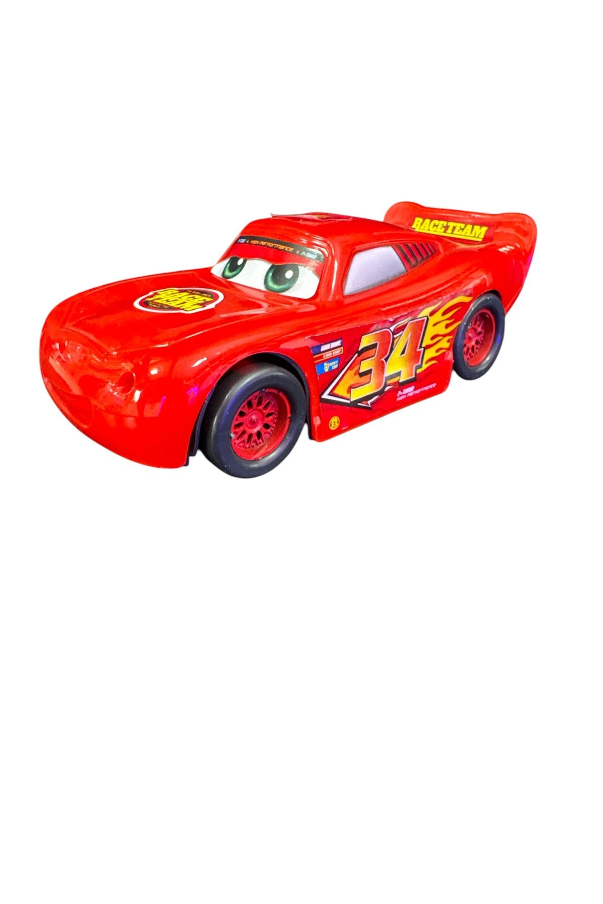 ROSEPREMİUM Cars Şimşek Mcqueen Işıklı Müzikli Çarp Dön Araba