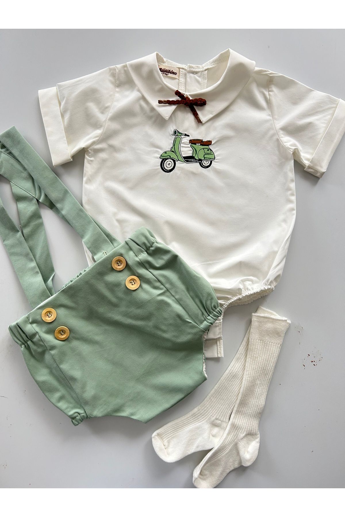il mio bambino Woswos romper takım