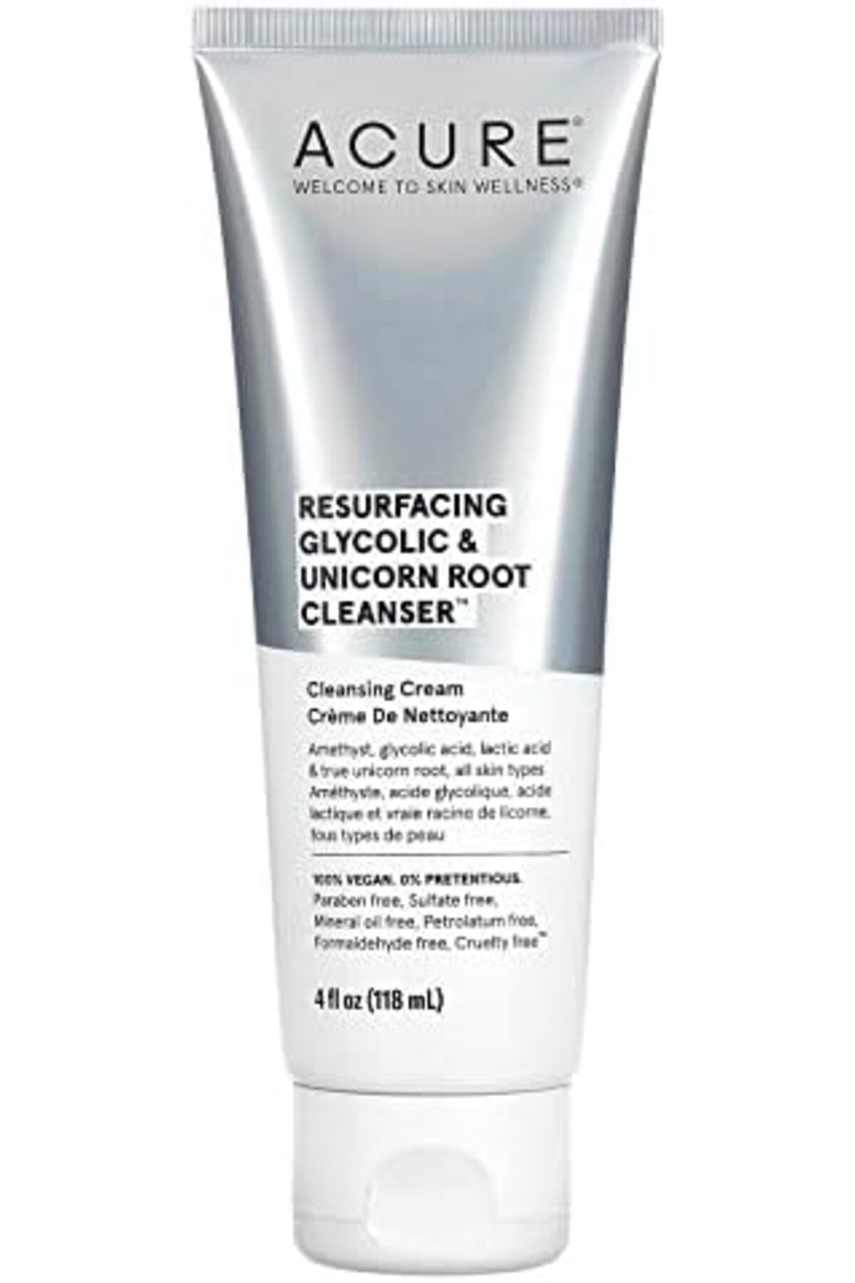 ACURE-Acure Resurfacing Glycolic + Unicorn Root Cleanser 118 Ml 2