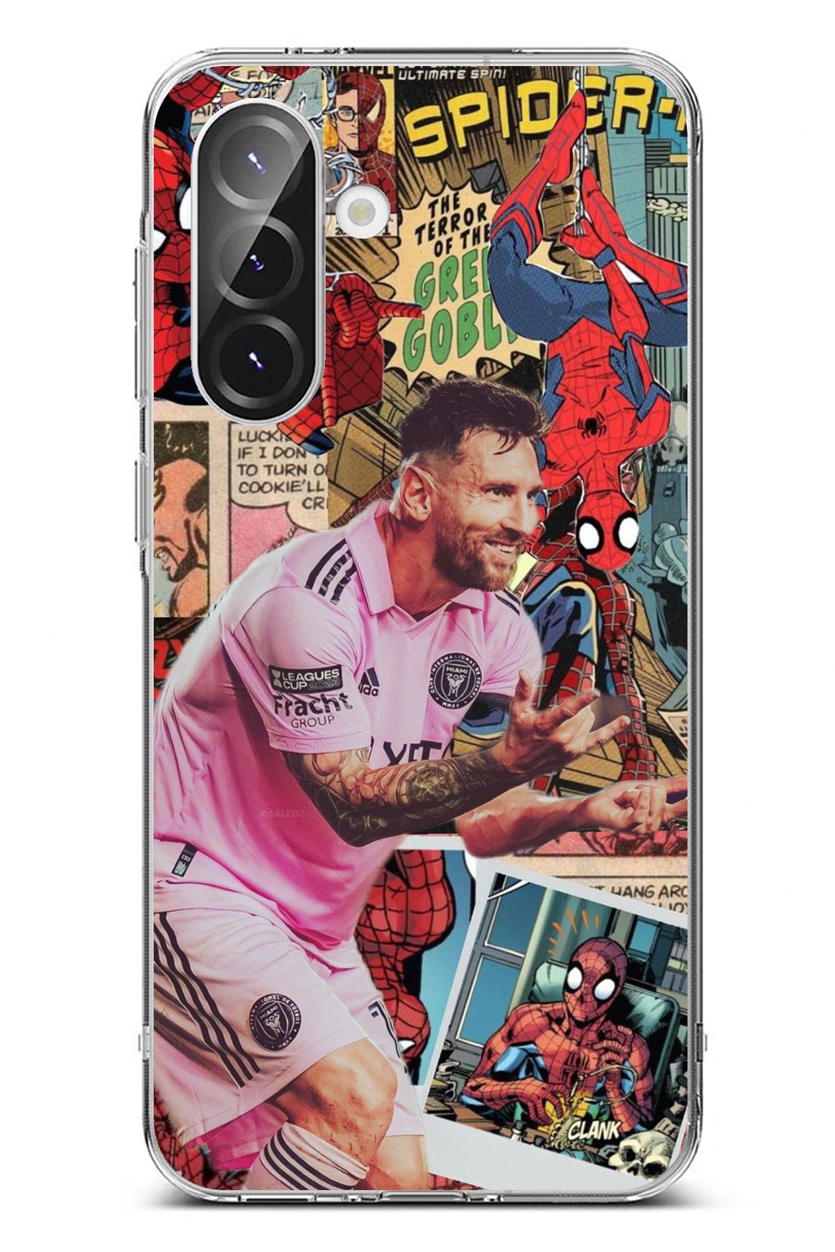 TechTree Galaxy A36 Uyumlu Messi Miami Şeffaf Silikon Kılıf