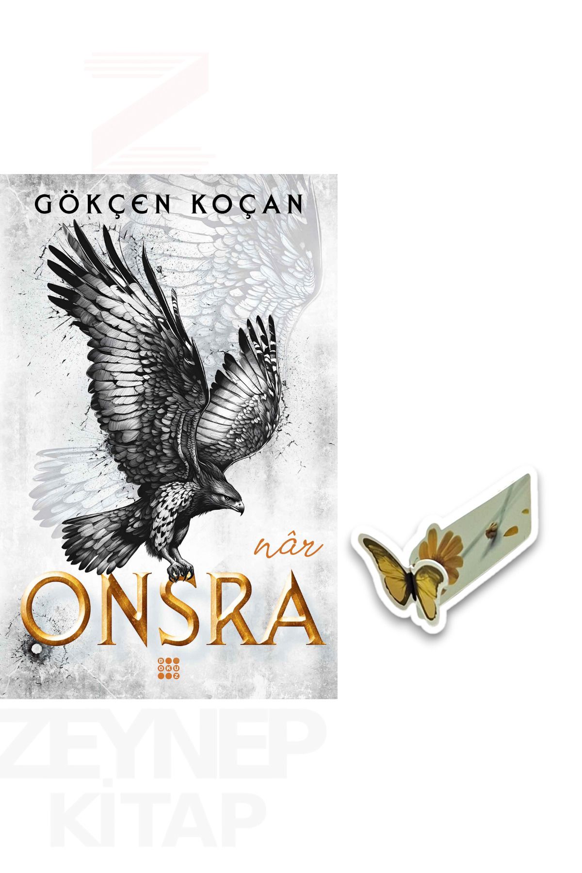 Dokuz Yayınları Onsra-Nar(KARTON KAPAK)(Özel Tasarım Kelebek Ayraç Hediye)