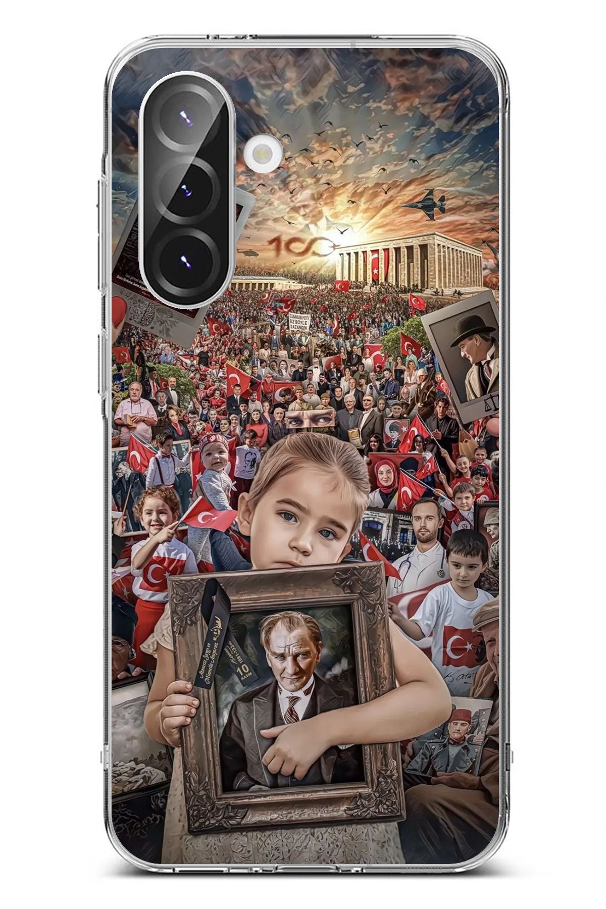 TechTree Galaxy A36 Uyumlu Atatürk Anıtkabir Şeffaf Silikon Kılıf
