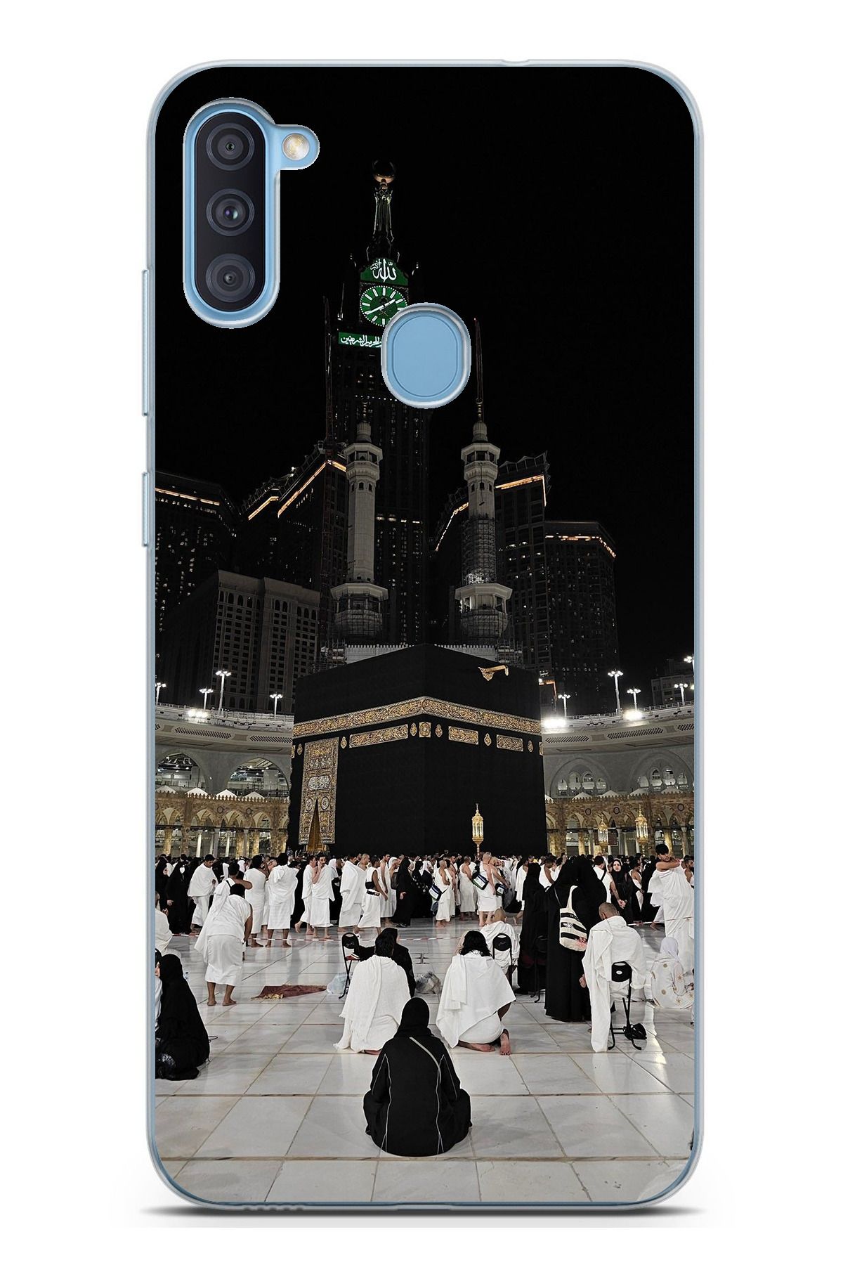 TechTree Galaxy A11 - M11 Uyumlu Kabe Umre Şeffaf Silikon Kılıf