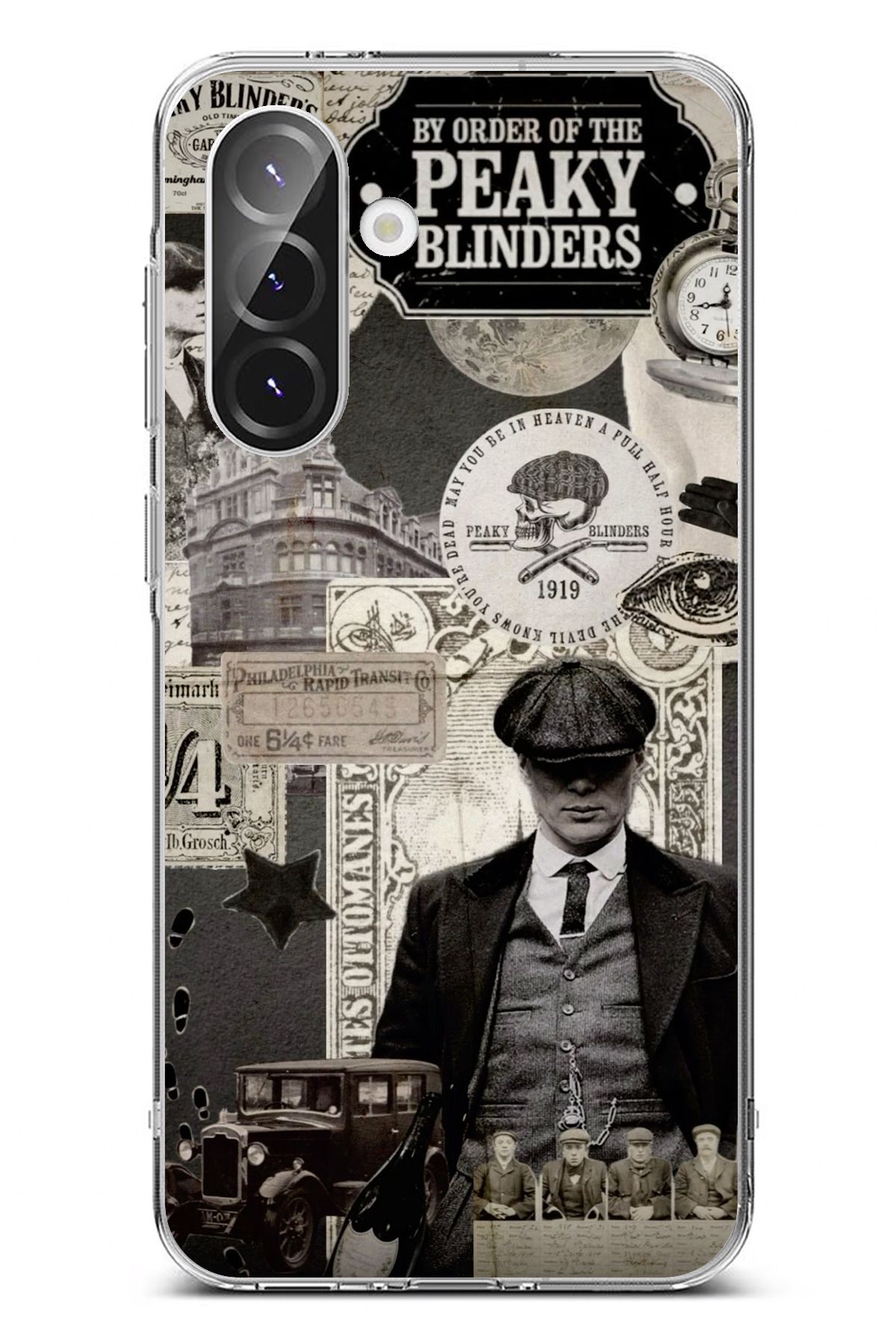 TechTree Galaxy A56 Uyumlu Peaky Blinders Şeffaf Silikon Kılıf
