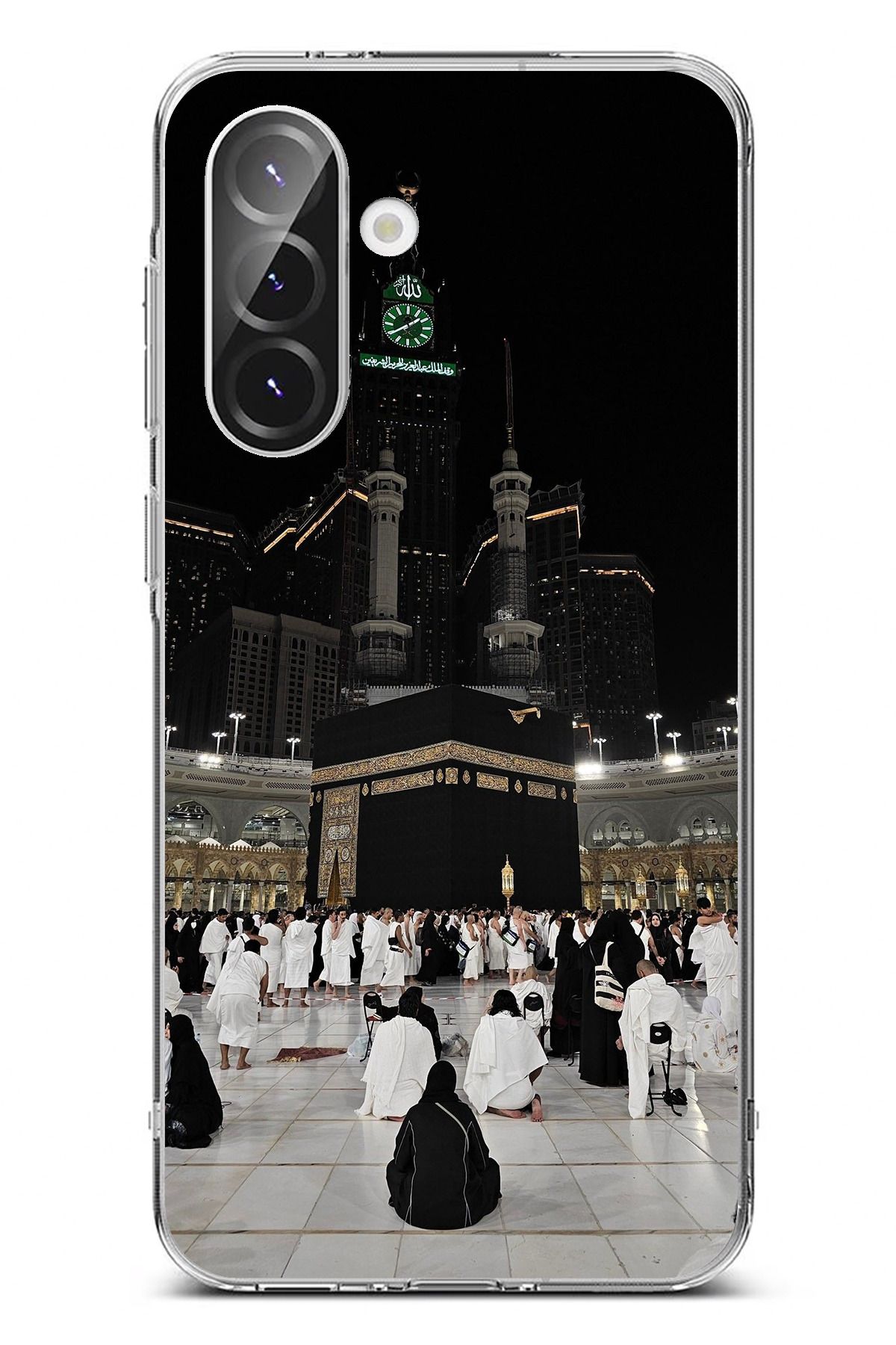 TechTree Galaxy A56 Uyumlu Kabe Umre Şeffaf Silikon Kılıf