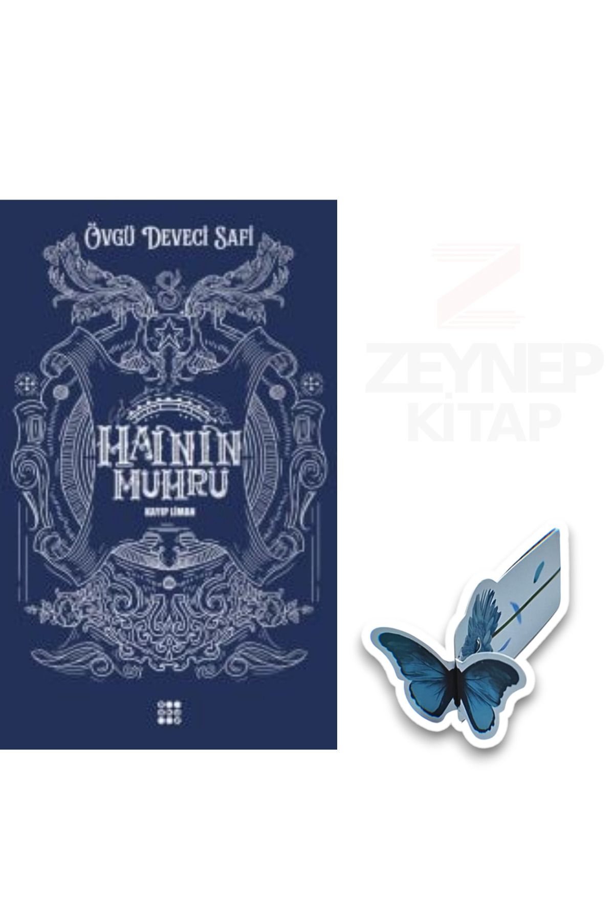 Dokuz Yayınları Hainin Mührü 1-Kayıp Liman(KARTONKAPAK)Özel Tasarım Kelebek Ayraç Hediye
