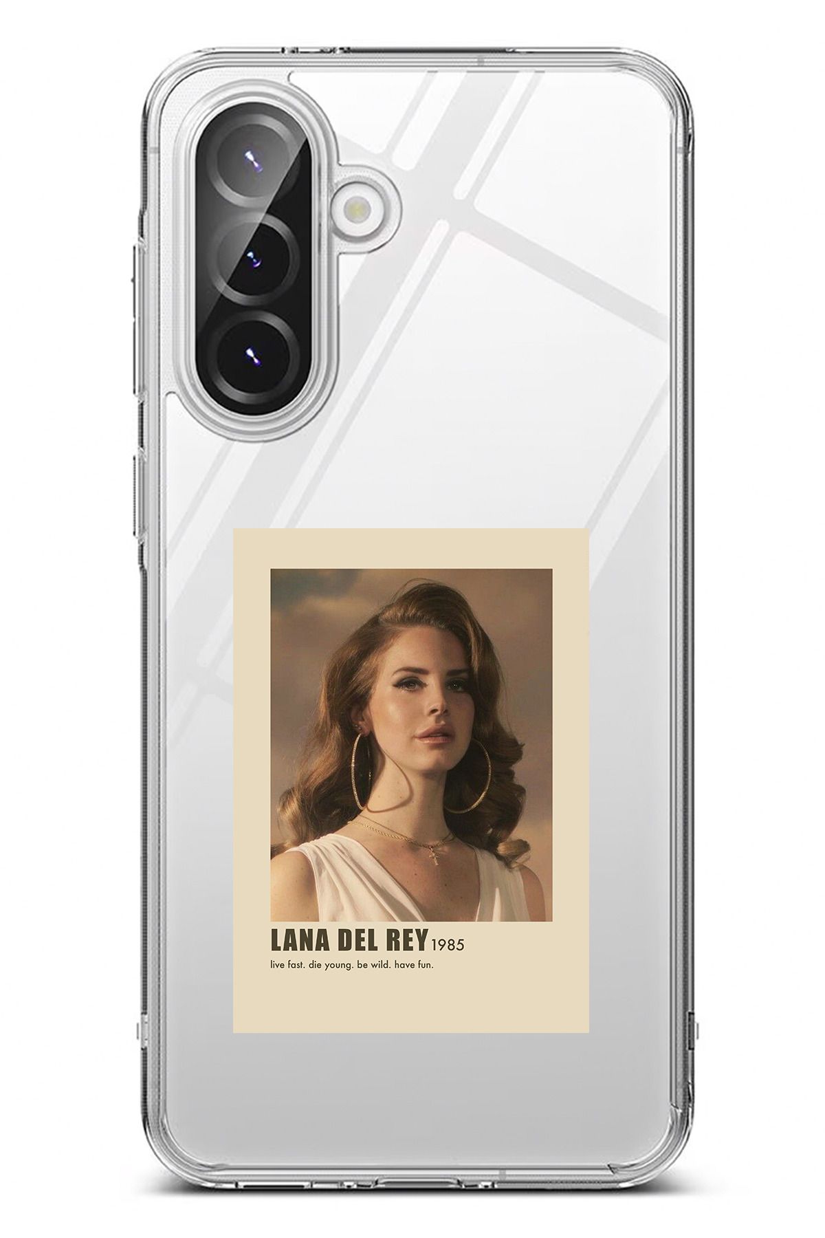 TechTree Galaxy A36 Uyumlu Lana Del Rey Tasarımlı Şeffaf Silikon Kılıf