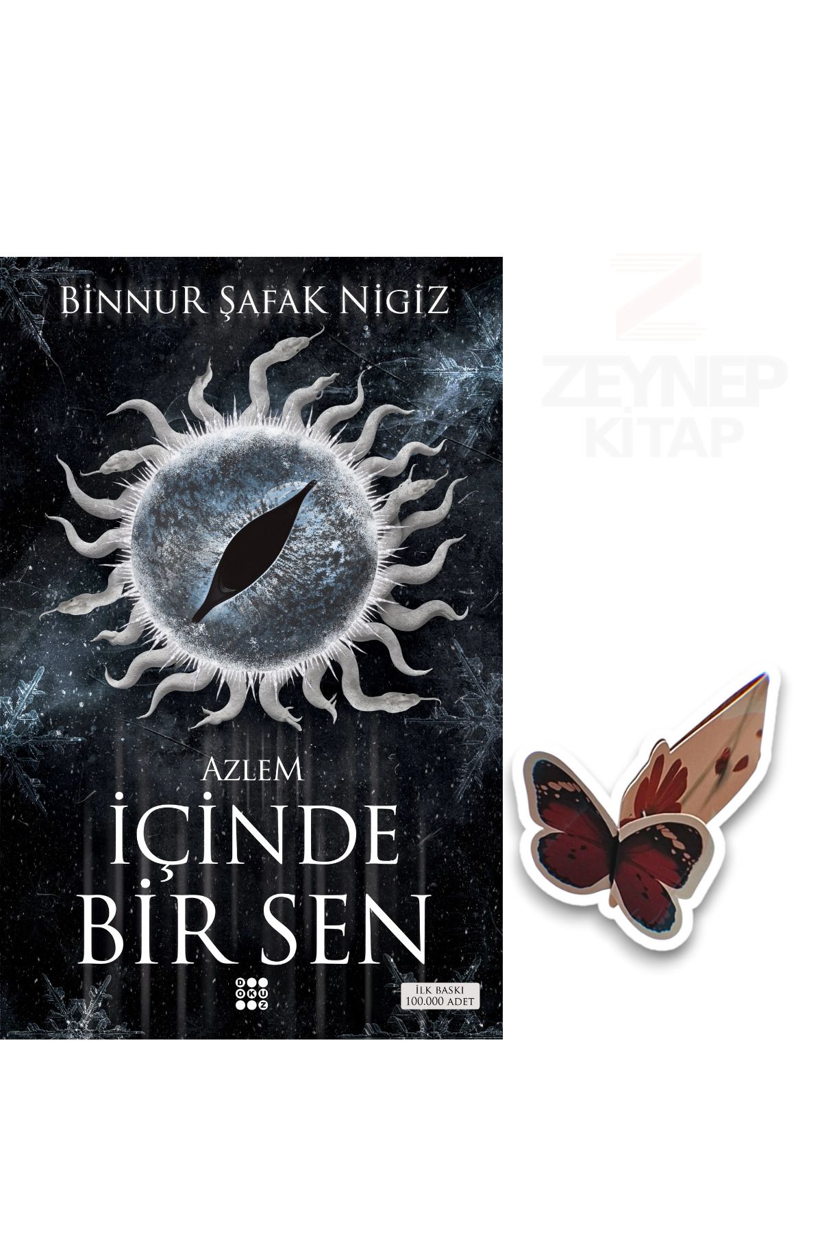 Dokuz Yayınları İçinde Bir Sen 4-Azlem(KARTONKAPAK)Özel Tasarım Kelebek Ayraç Hediye