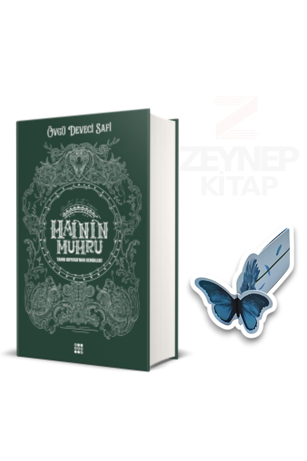 Dokuz Yayınları Hainin Mührü 2-Tanrı Kuyusunun Kemikleri(CİLTLİ)Özel Tasarım Kelebek Ayraç