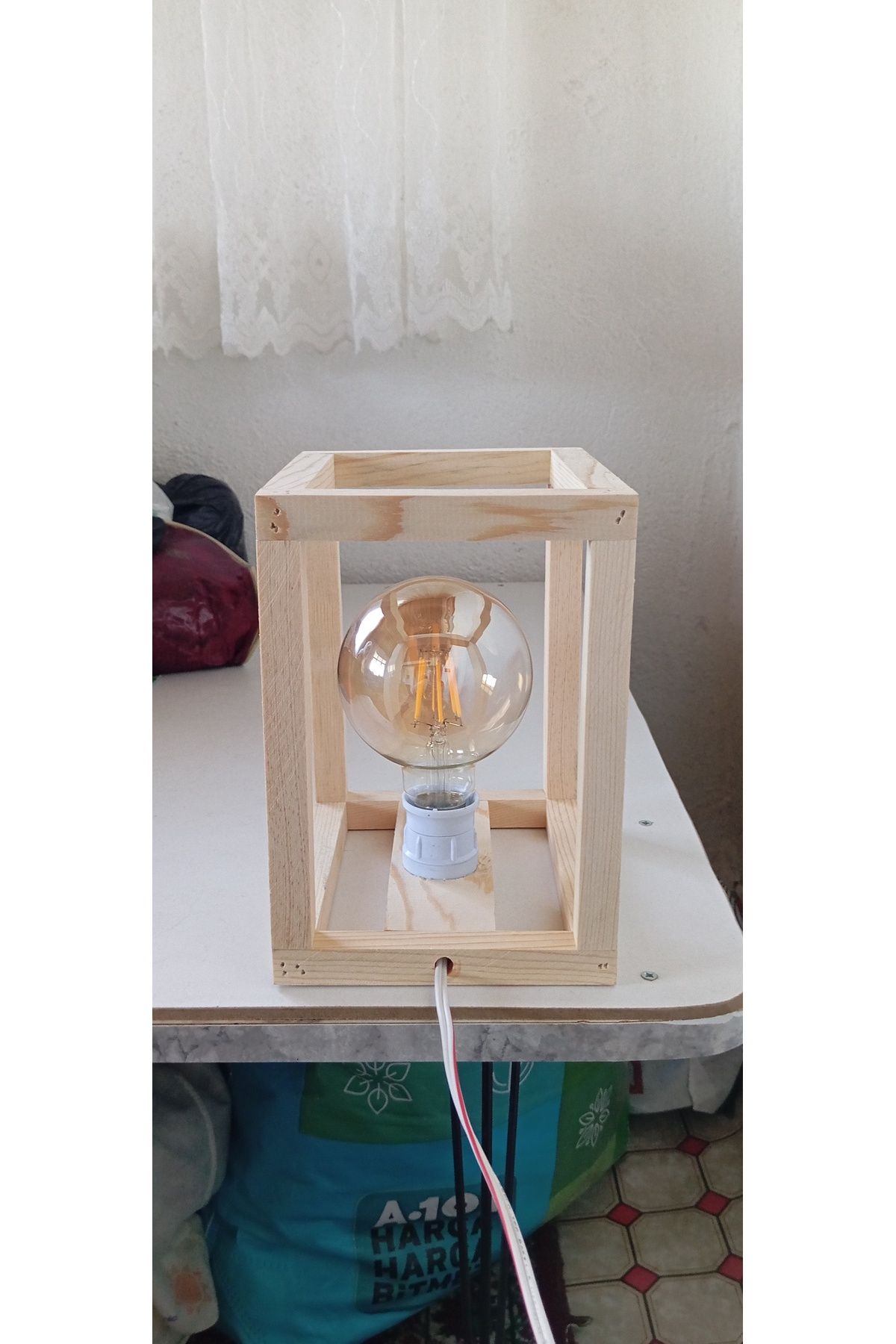 Yeşilyurt Orman Ürünleri Ahşap modern avize