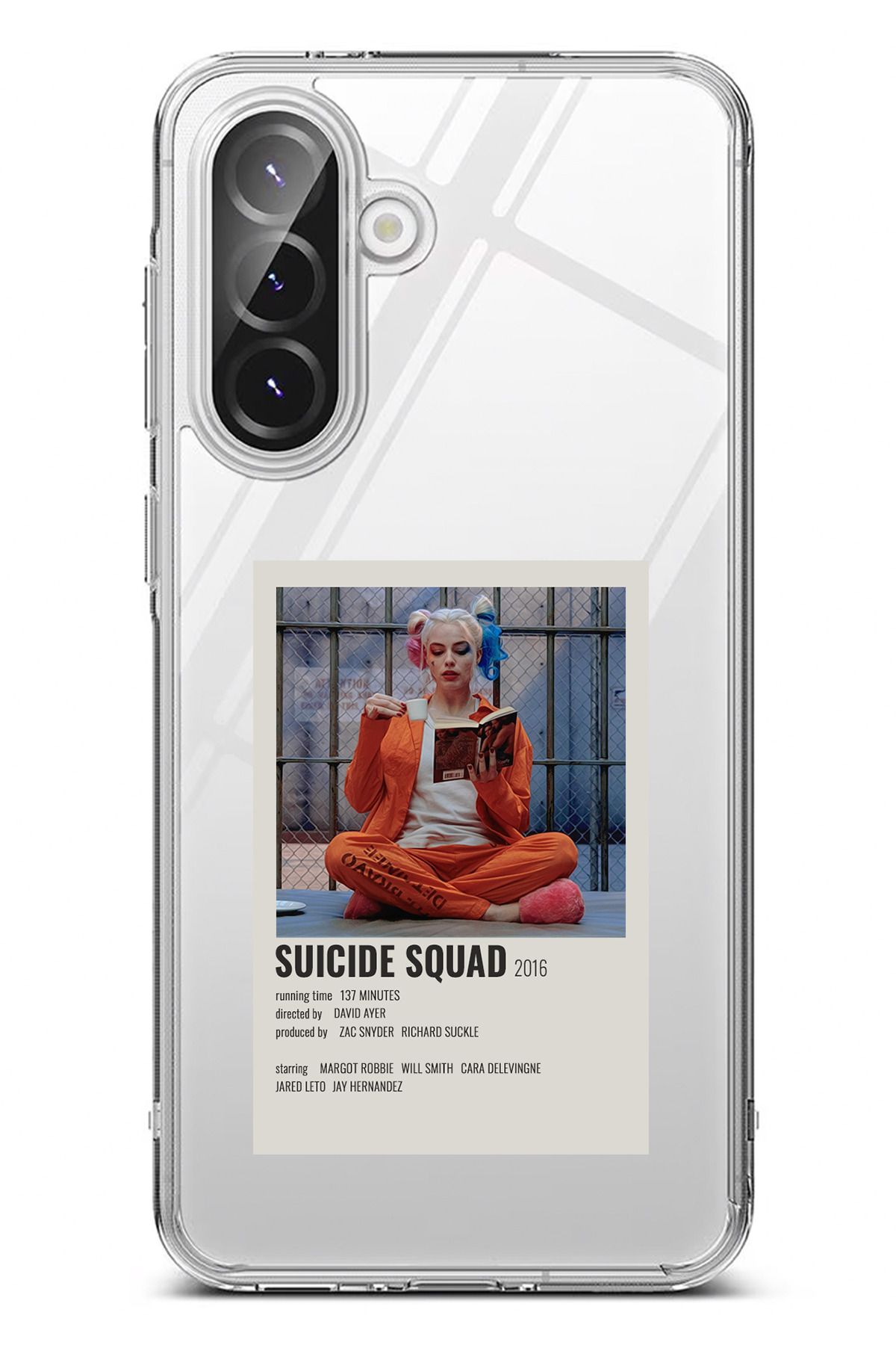 TechTree Galaxy A36 Uyumlu Suicide Squad Tasarımlı Şeffaf Silikon Kılıf