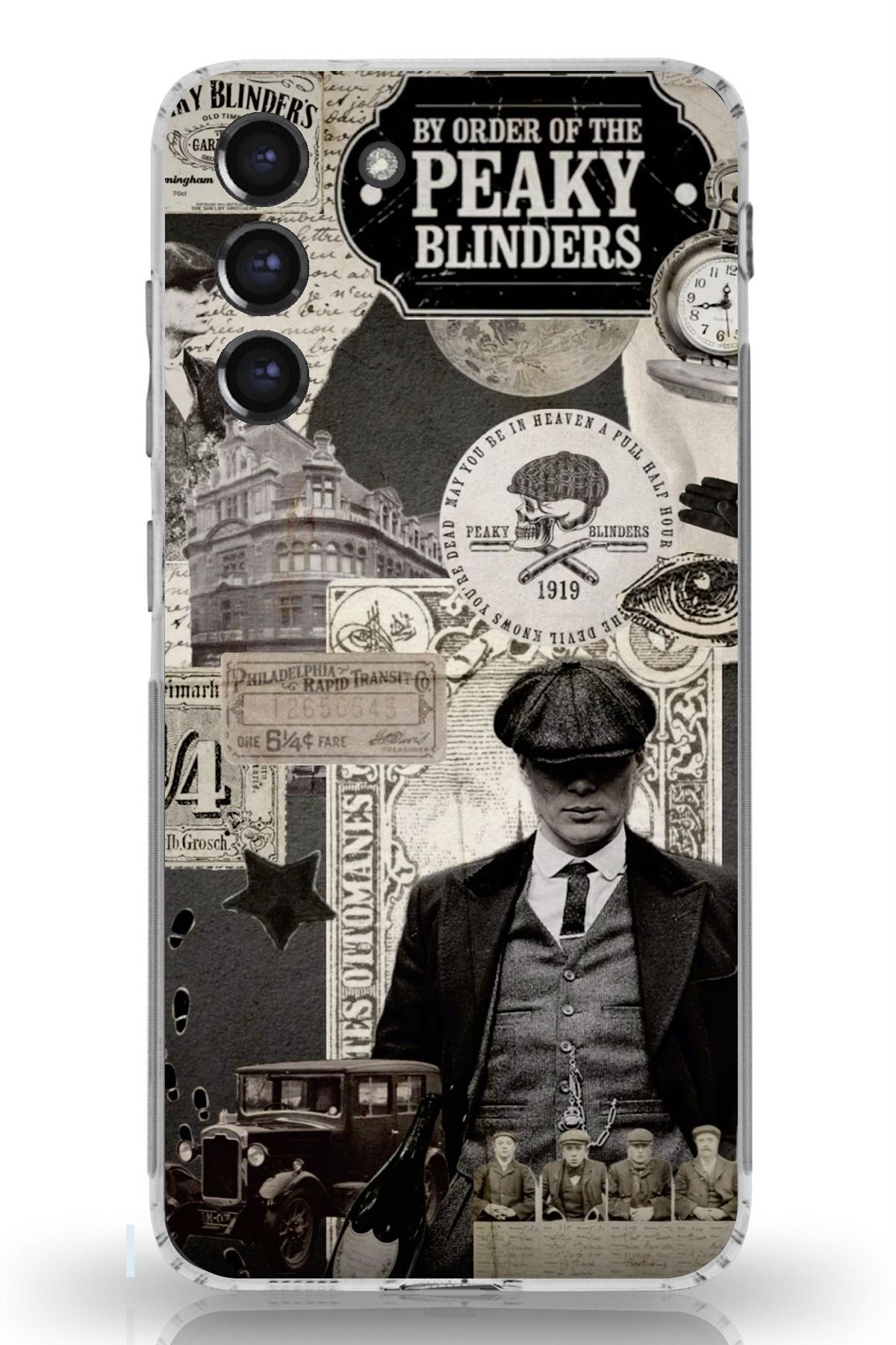 TechTree Galaxy S21 FE Uyumlu Peaky Blinders Şeffaf Silikon Kılıf
