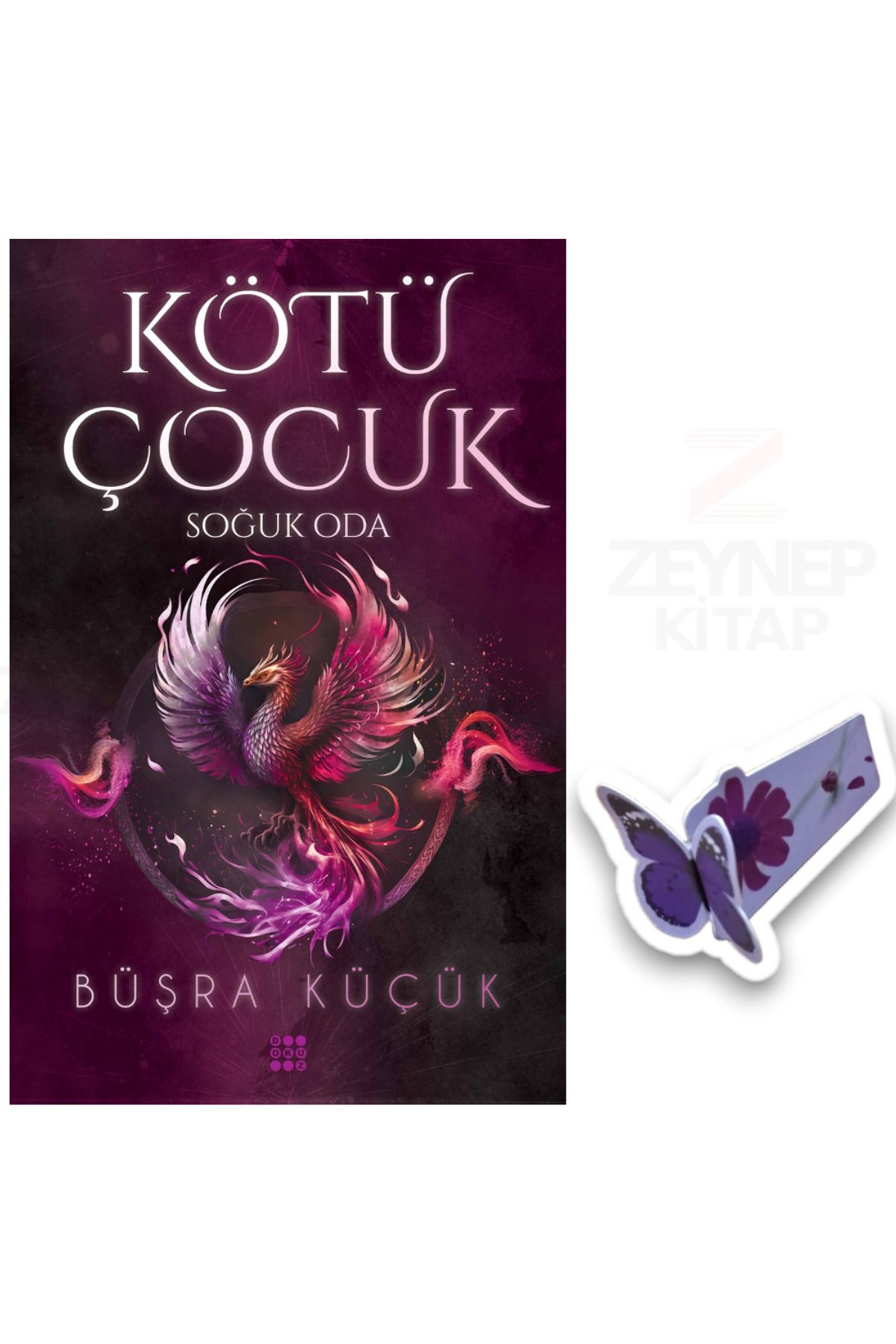 Dokuz Yayınları Kötü Çocuk 3-Soğuk Oda(KARTON KAPAK)Özel Tasarım Kelebek Ayraç Hediye