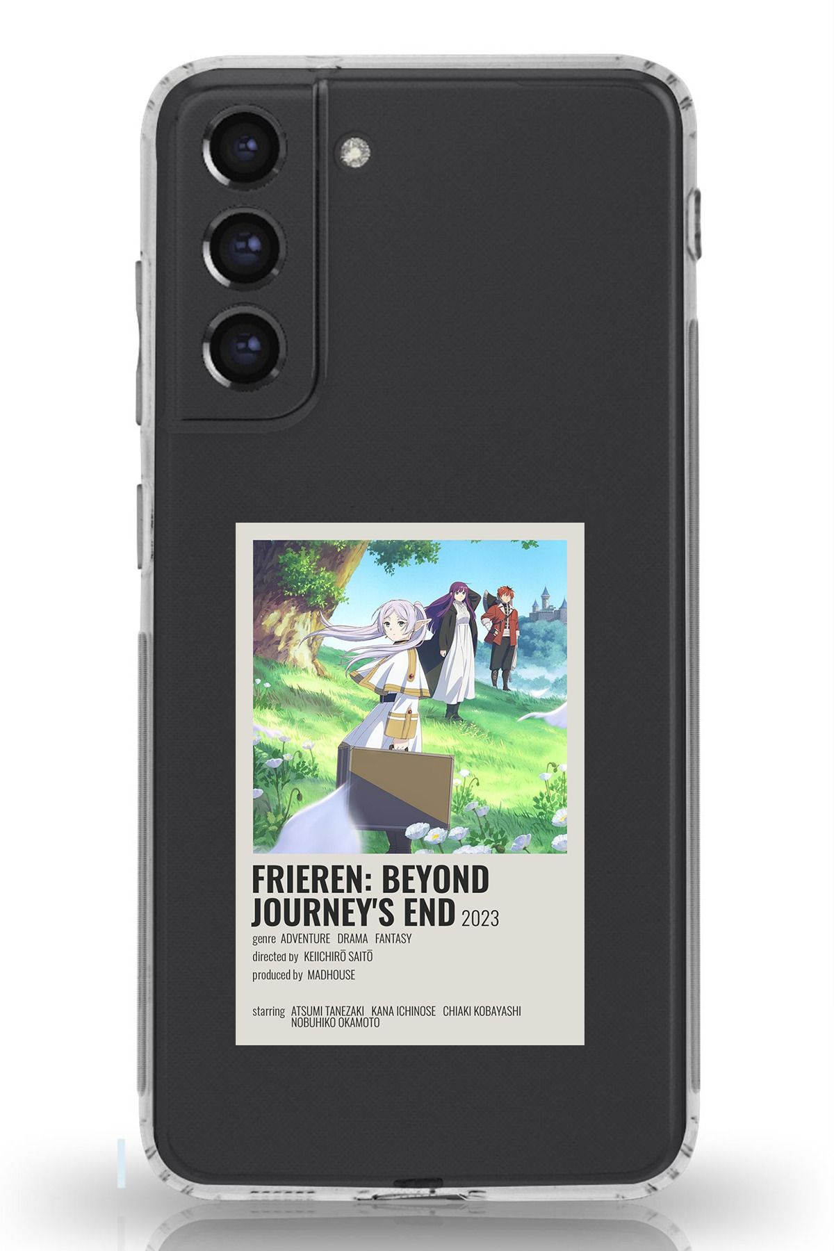 TechTree Galaxy S21 FE Uyumlu Frieren: Beyond Journey's End Tasarımlı Şeffaf Silikon Kılıf