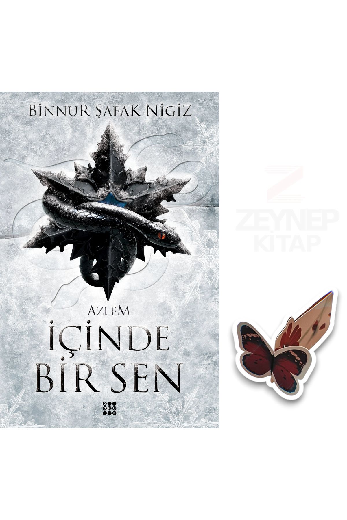 Dokuz Yayınları İçinde Bir Sen 4-Azlem(CİLTLİ)Özel Tasarım Kelebek Ayraç Hediye