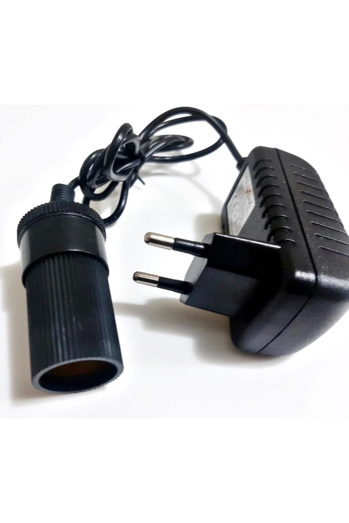 Geseus Çakmak Adaptörü Araç Çakmaklık Çevirici Ev Tipi Çevirici Adaptör 18W/1.5A/12Volt