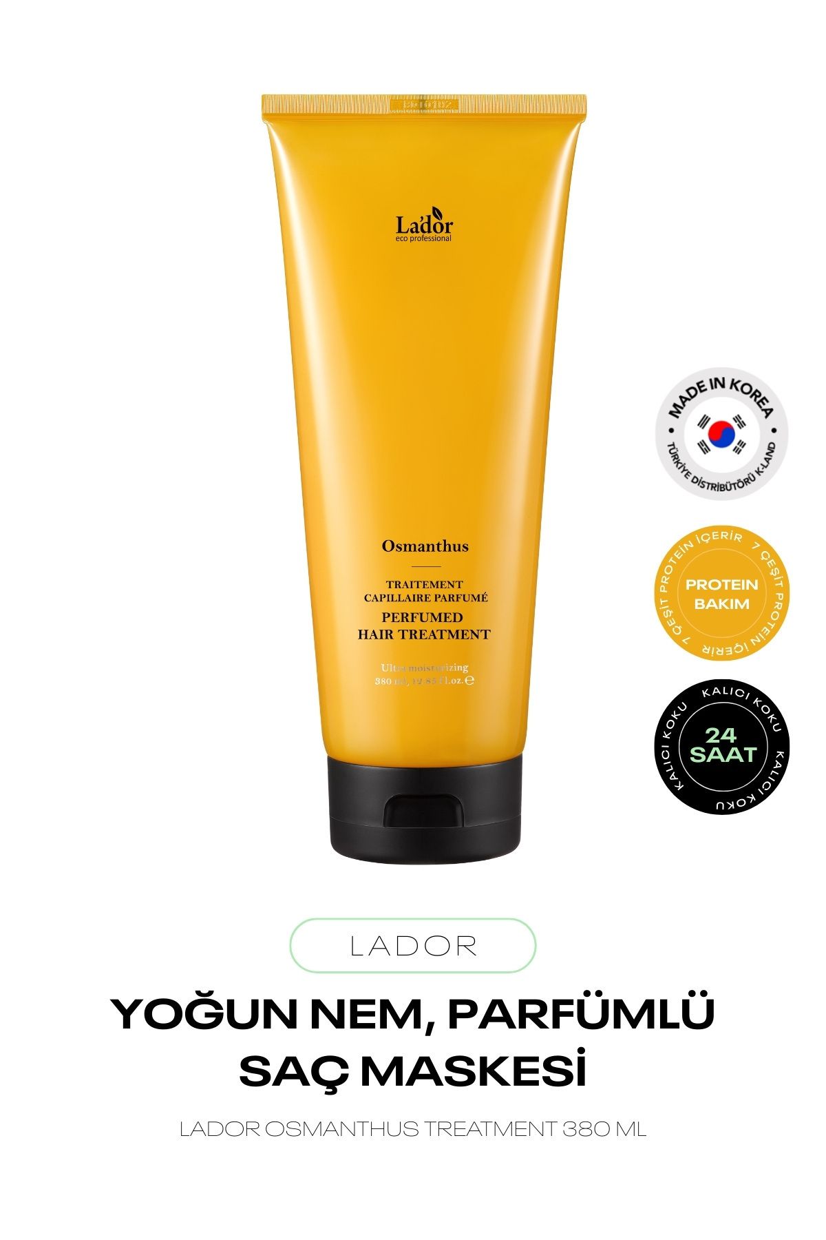 Parfümlü Yoğun Saç Bakım Maskesi LADOR Perfumed Hair Treatment Osmanthus 380 ml