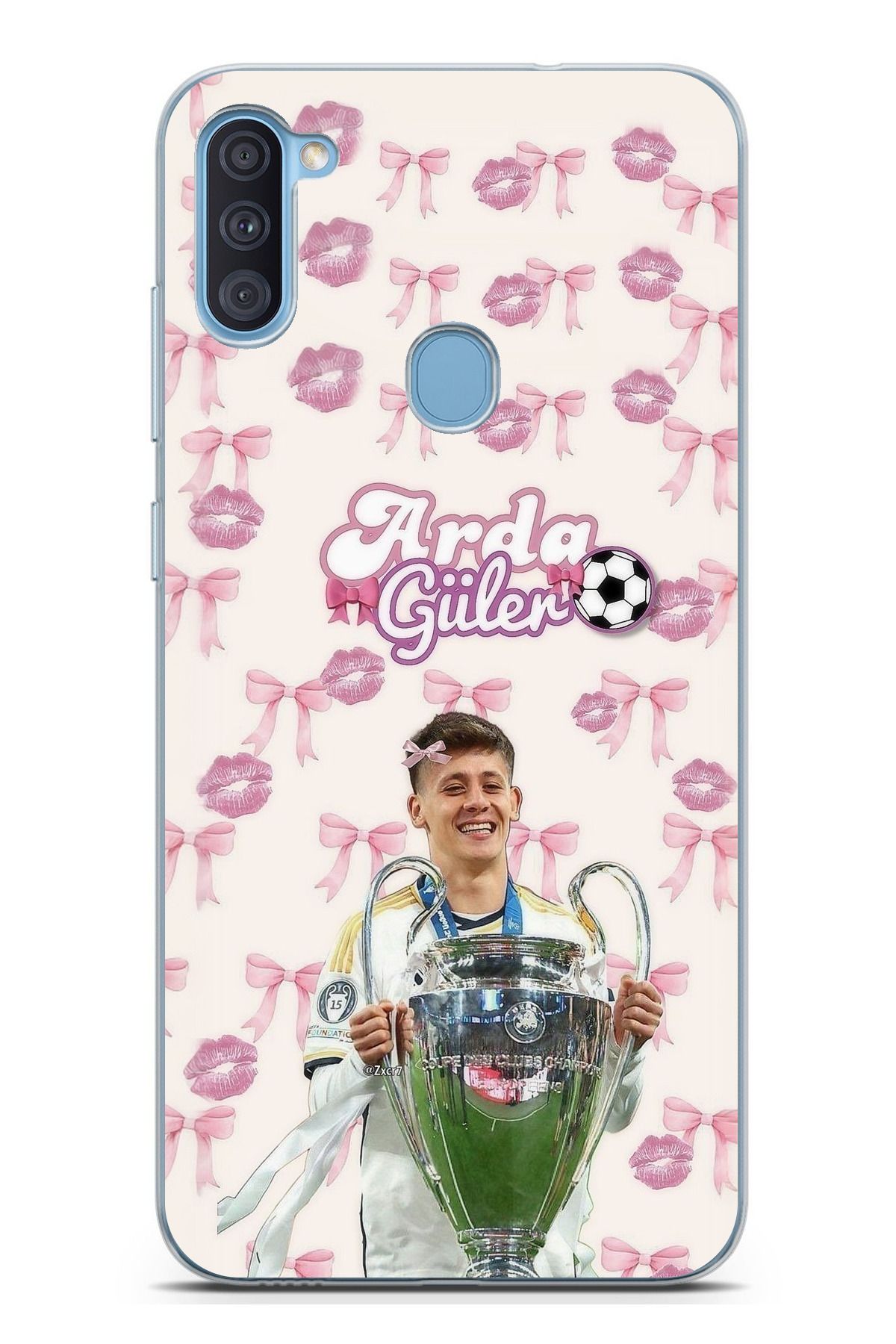 TechTree Galaxy A11 - M11 Uyumlu Arda Güler Kupa Şeffaf Silikon Kılıf