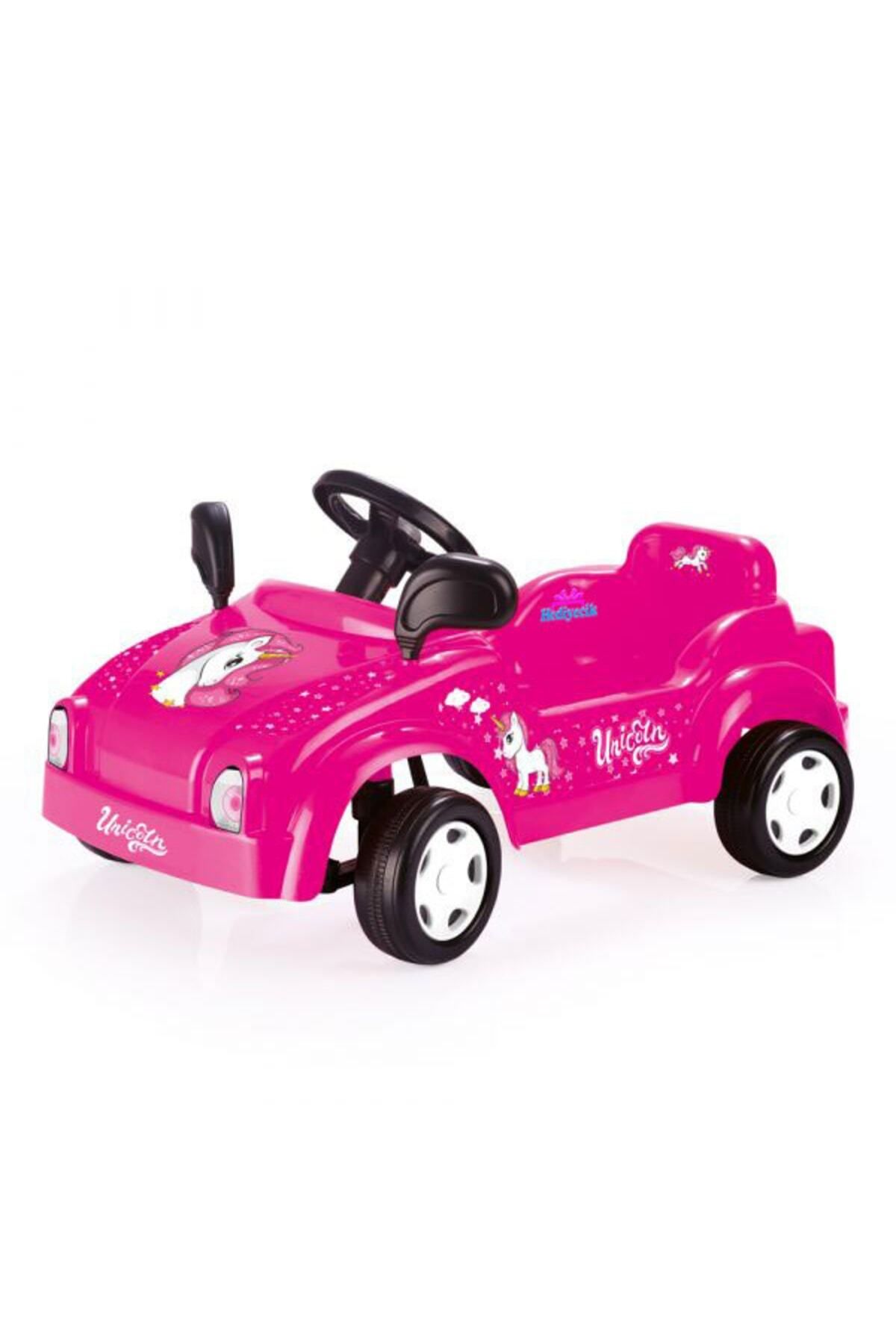 VARDEM OYUNCAK Unicorn Pony Pedallı Araba Pembe