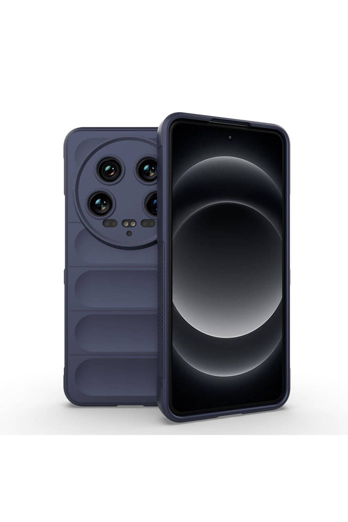 batuteknoloji Xiaomi Mi 14 Ultra Kılıf Esnek TPU Oyuklu Arka Yüzey Tasarımlı Zore Etnik Silikon Kapak