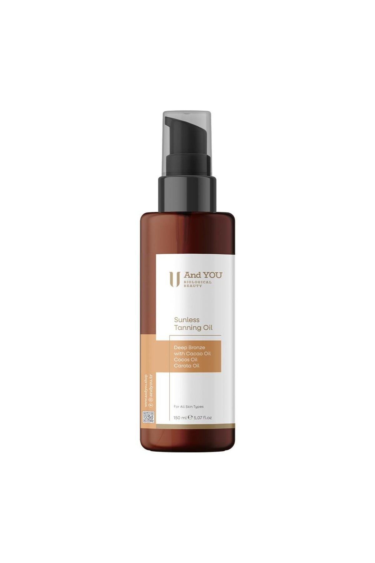 AND YOU Tannıng Oıl / Bronzlaştırıcı Yağ 150 ml