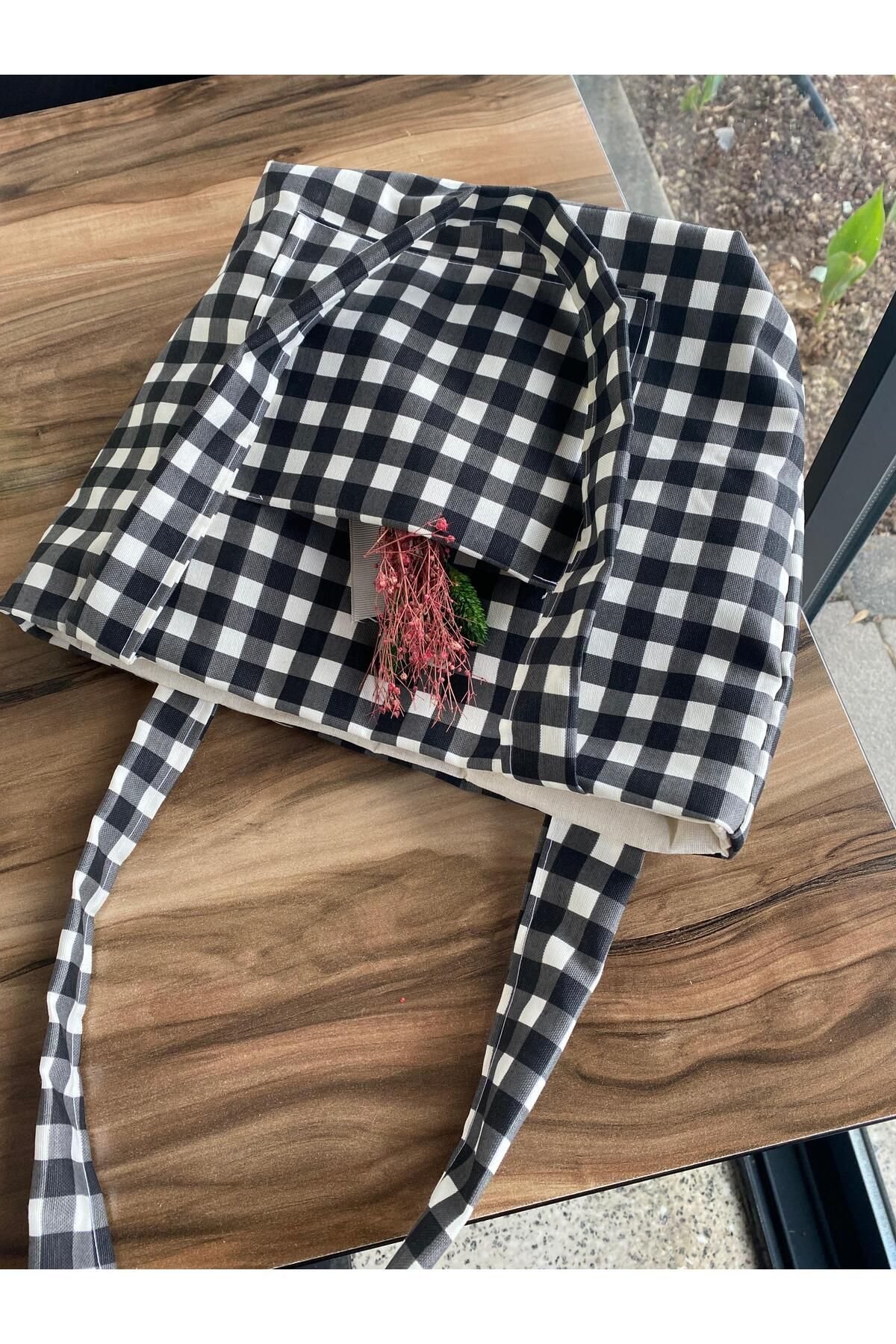 Handmade Su geçirmez çanta Pötikare kol çantası Omuz çanta Günlük çanta siyah çanta laptop çanta