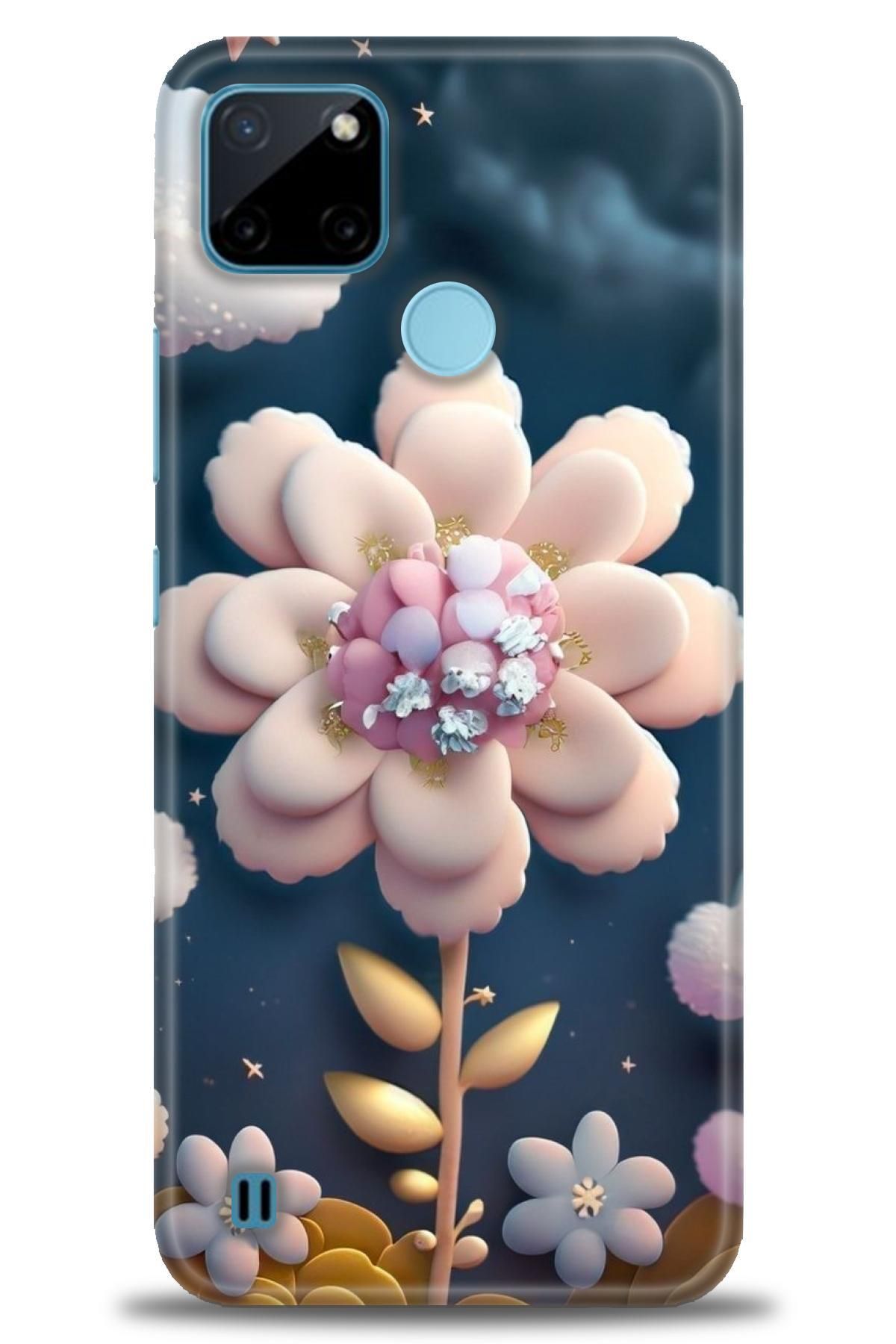 realme C21Y / C25Y İle Uyumlu HD Baskılı Kılıf - Karışık Seri - 343