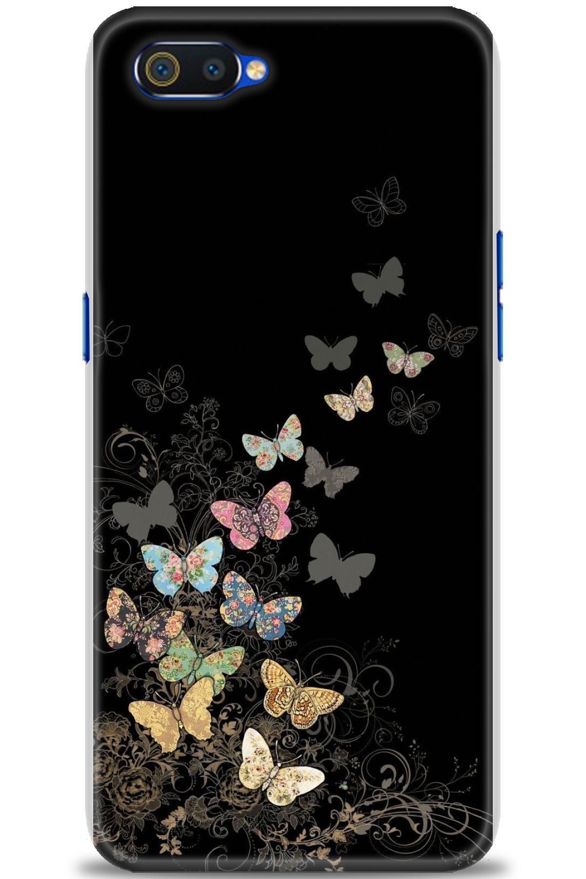 realme C2 İle Uyumlu HD Baskılı Desenli Silikon Kılıf - 524