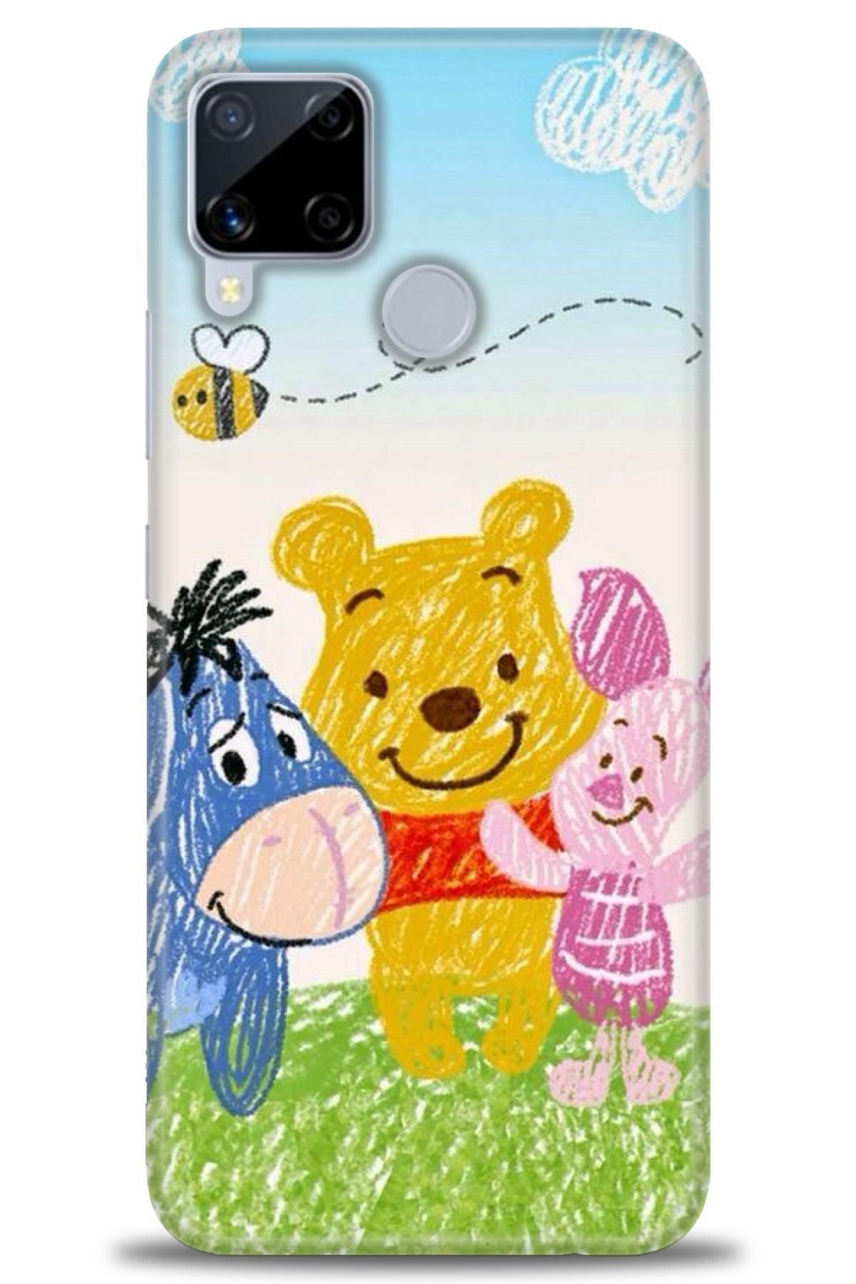 realme C15 İle Uyumlu HD Baskılı Desenli Silikon Kılıf - 589