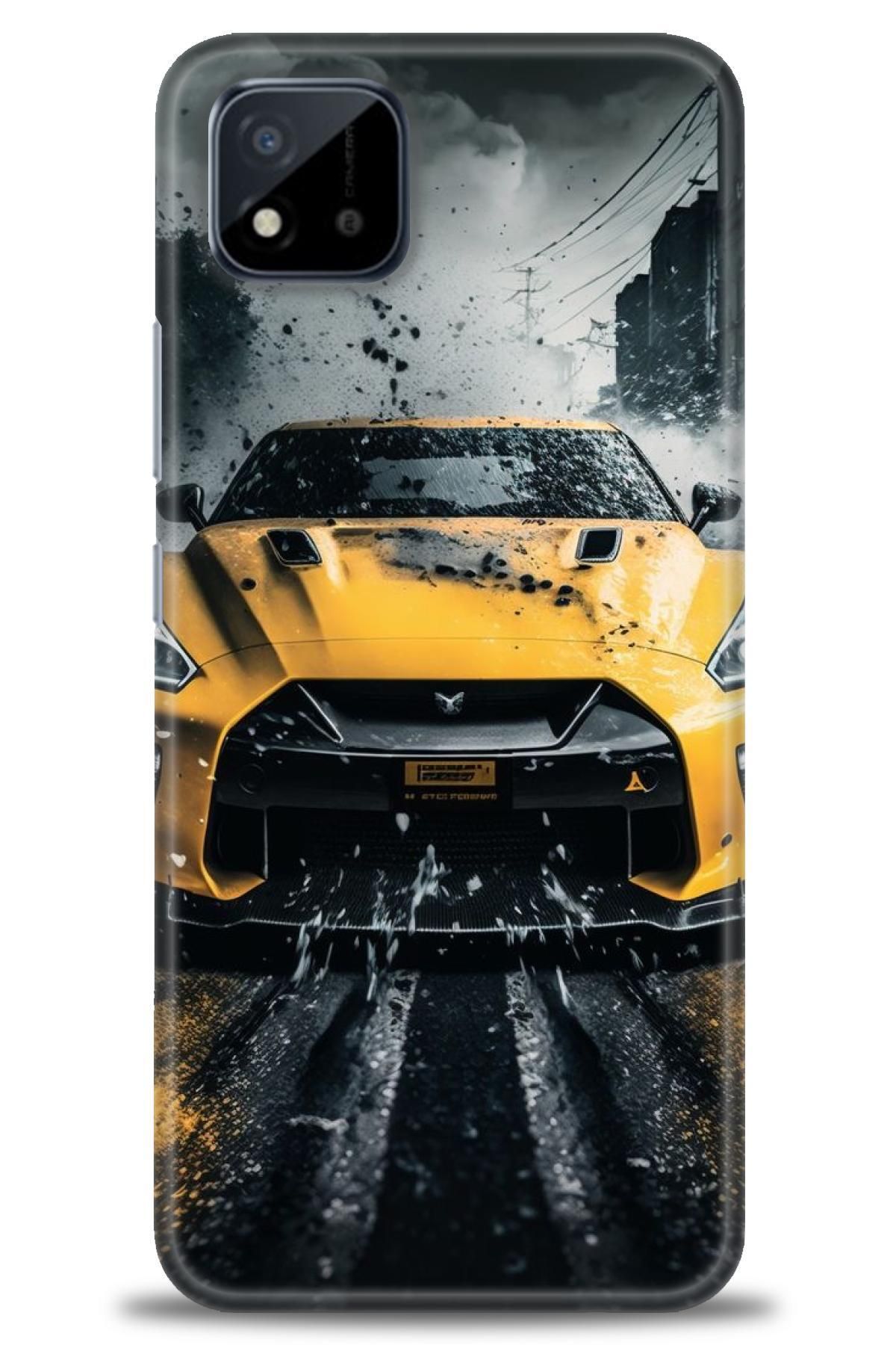 realme C11 2021 İle Uyumlu HD Baskılı Desenli Silikon Kılıf - 852