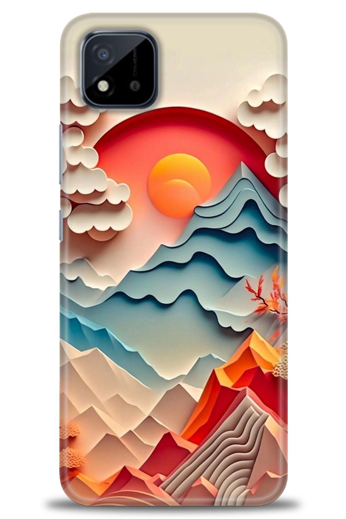 realme C11 2021 İle Uyumlu HD Baskılı Desenli Silikon Kılıf - 847