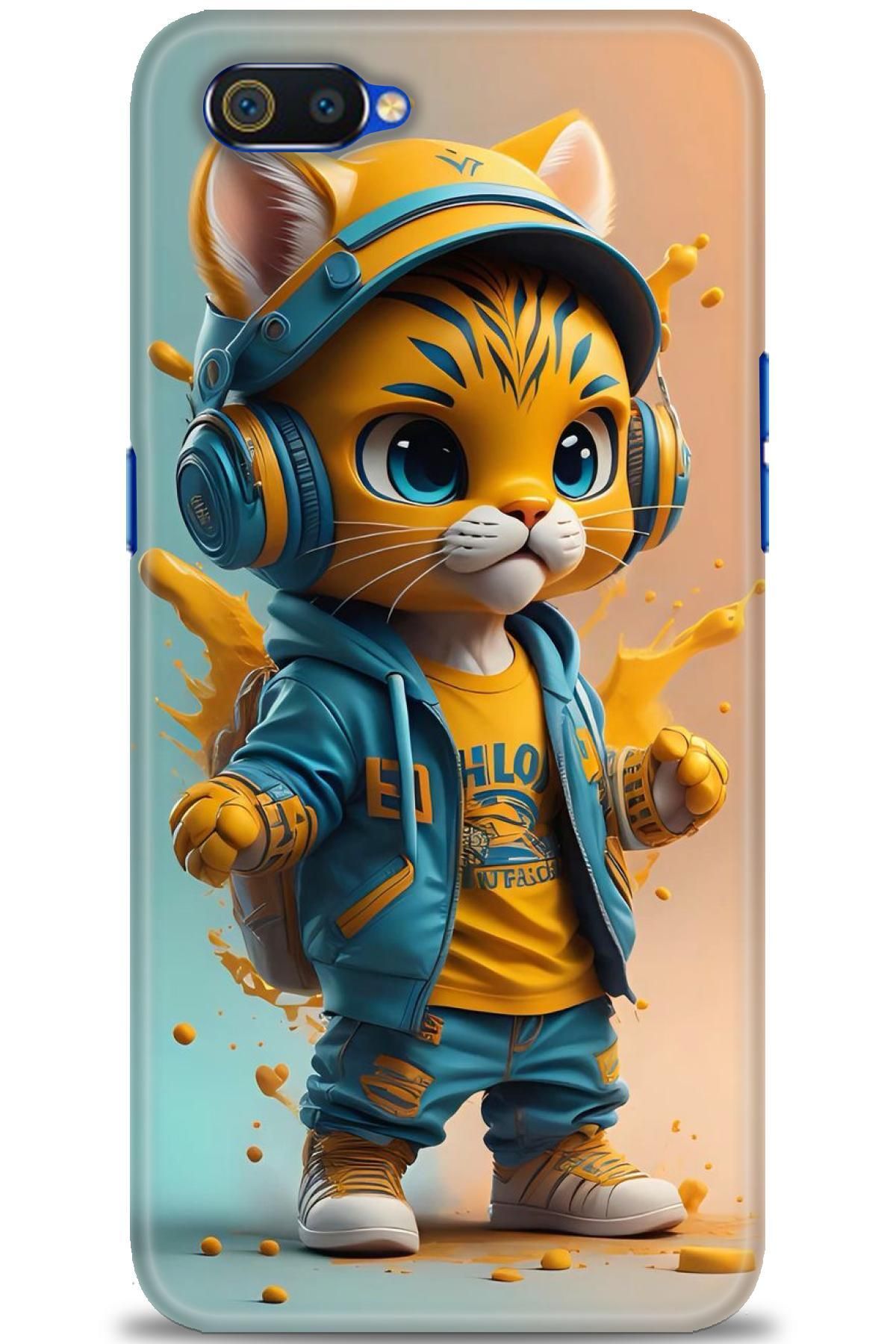 realme C2 İle Uyumlu HD Baskılı Desenli Silikon Kılıf - 565