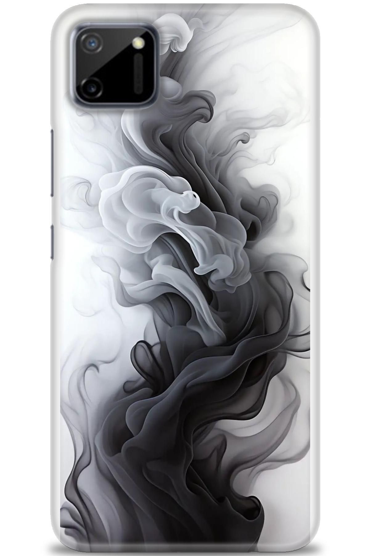 realme C11 İle Uyumlu HD Baskılı Desenli Silikon Kılıf - 46