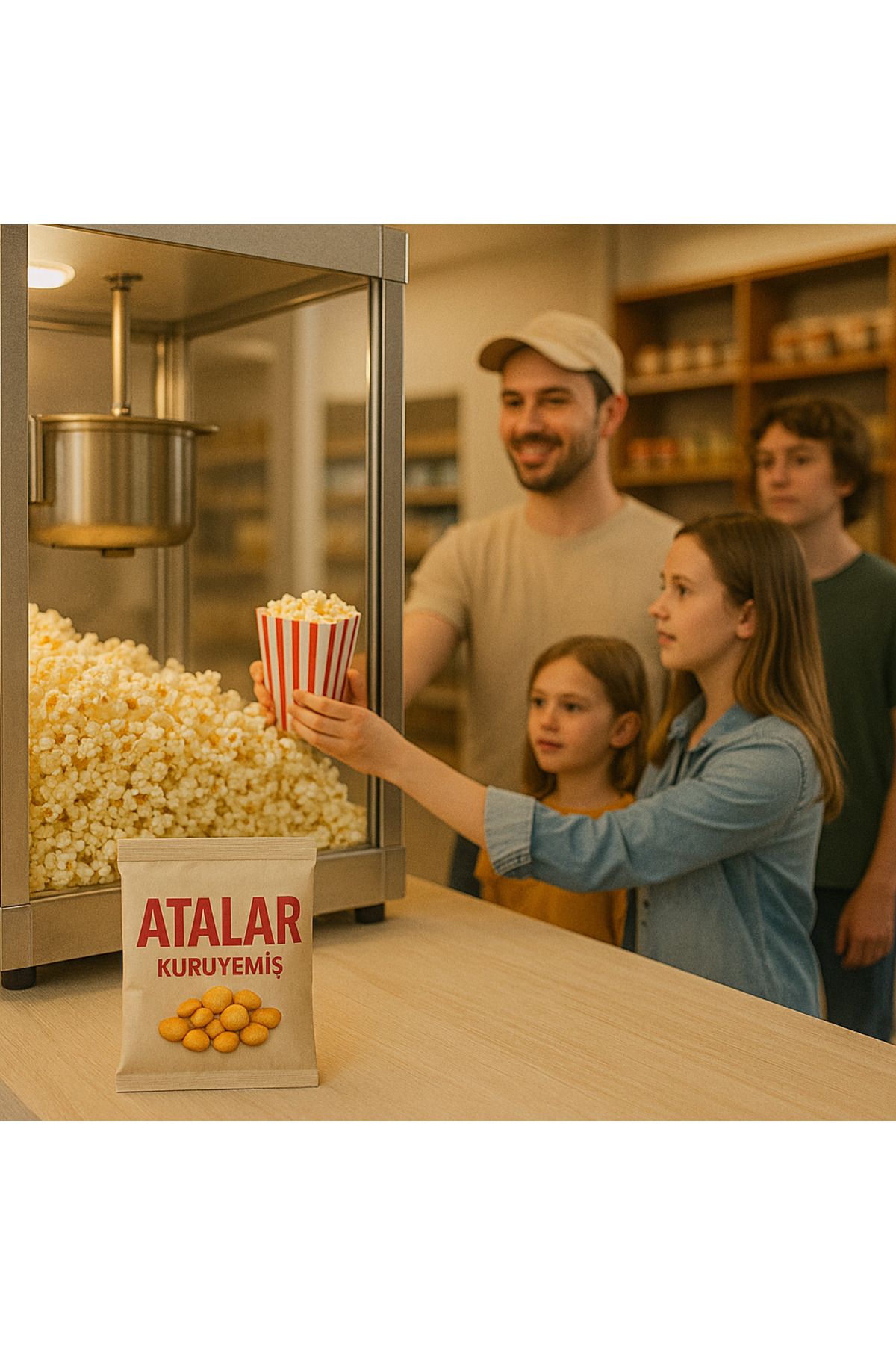 Atalar Kuruyemiş Patlatmalık Mısır 500 gr – Tencerede Mis Gibi Patlayan Doğal Lezzet