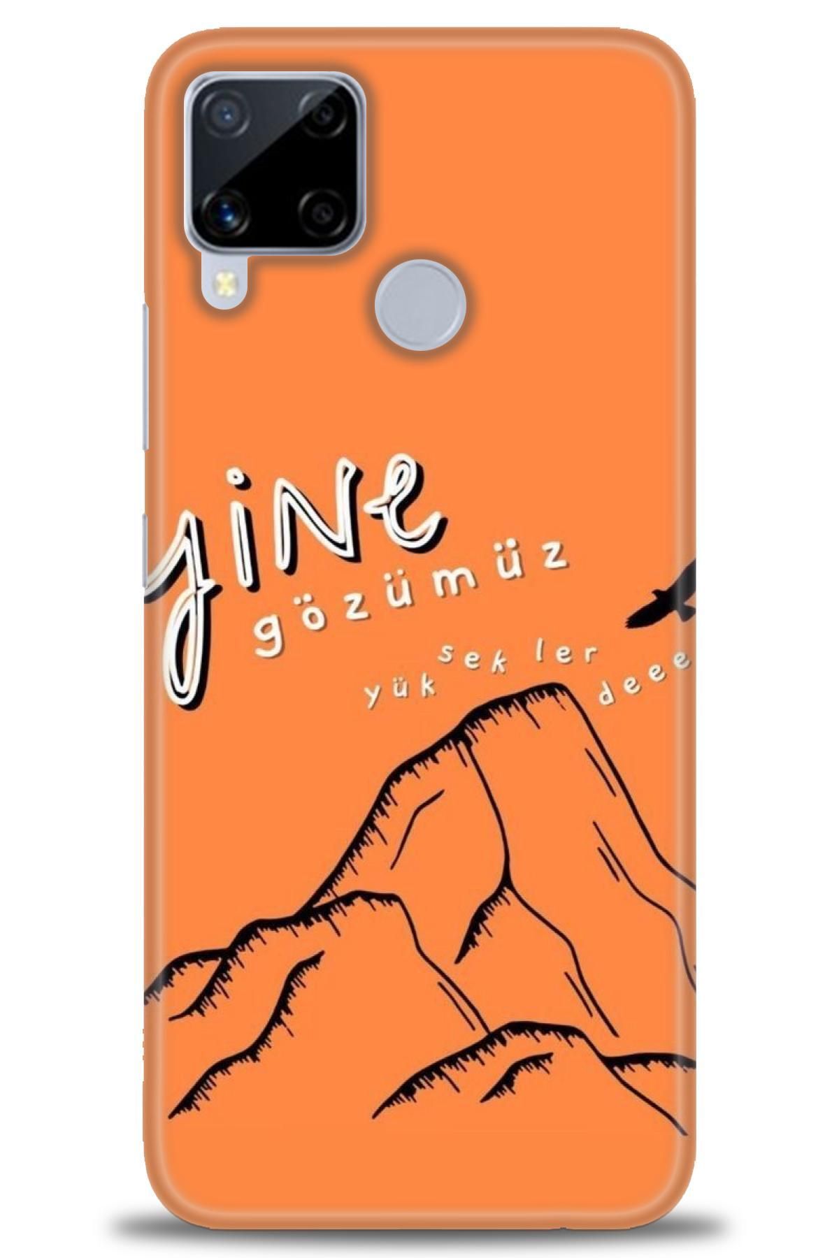 realme C15 İle Uyumlu HD Baskılı Kılıf - Karışık Seri - 1071