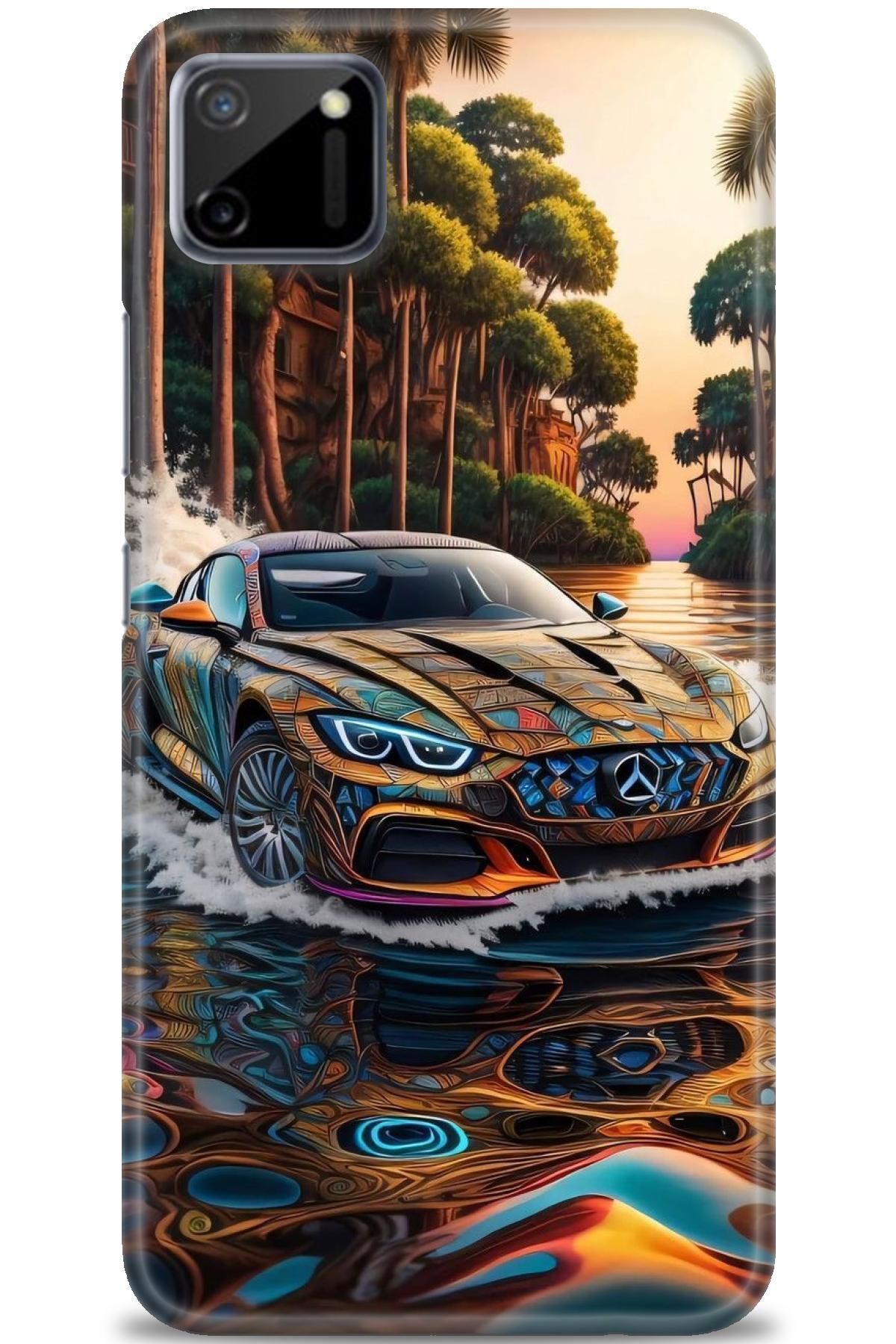 realme C11 İle Uyumlu HD Baskılı Desenli Silikon Kılıf - 577