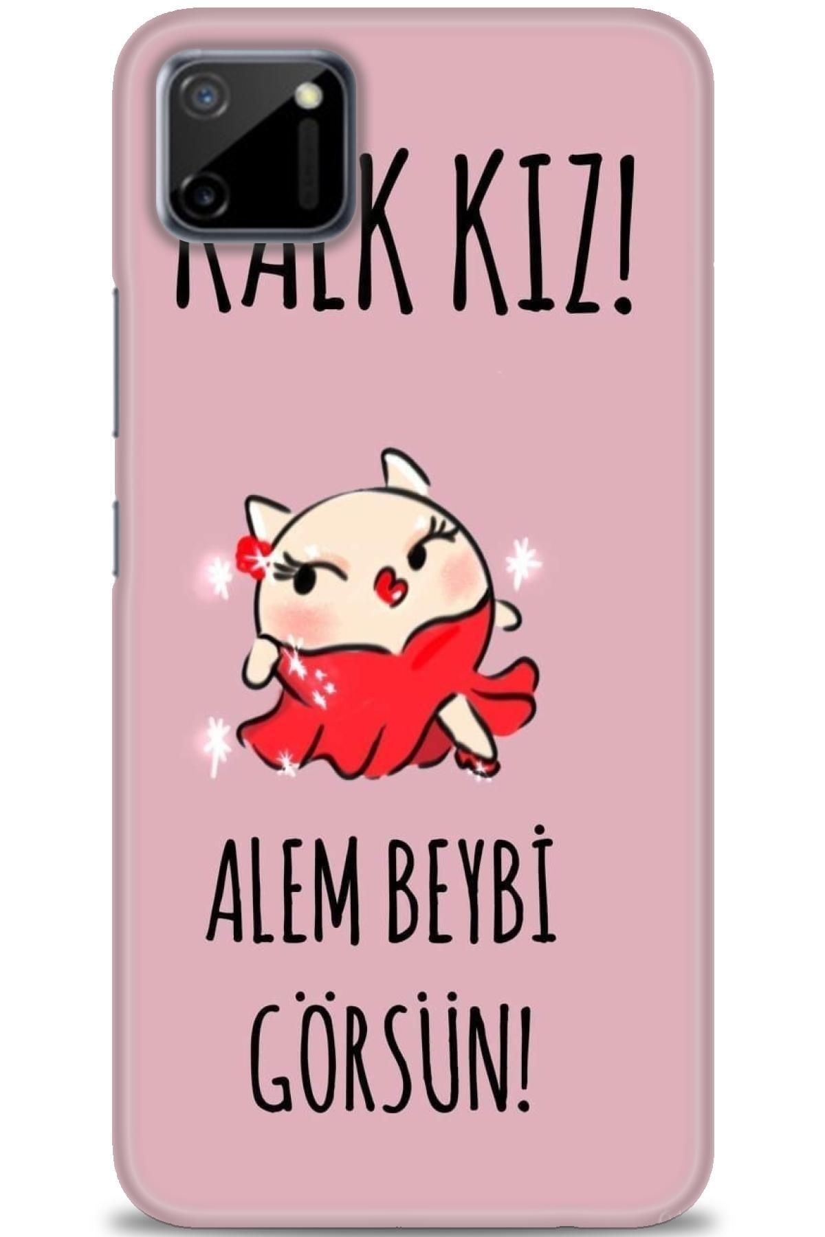 realme C11 İle Uyumlu HD Baskılı Desenli Silikon Kılıf - 206