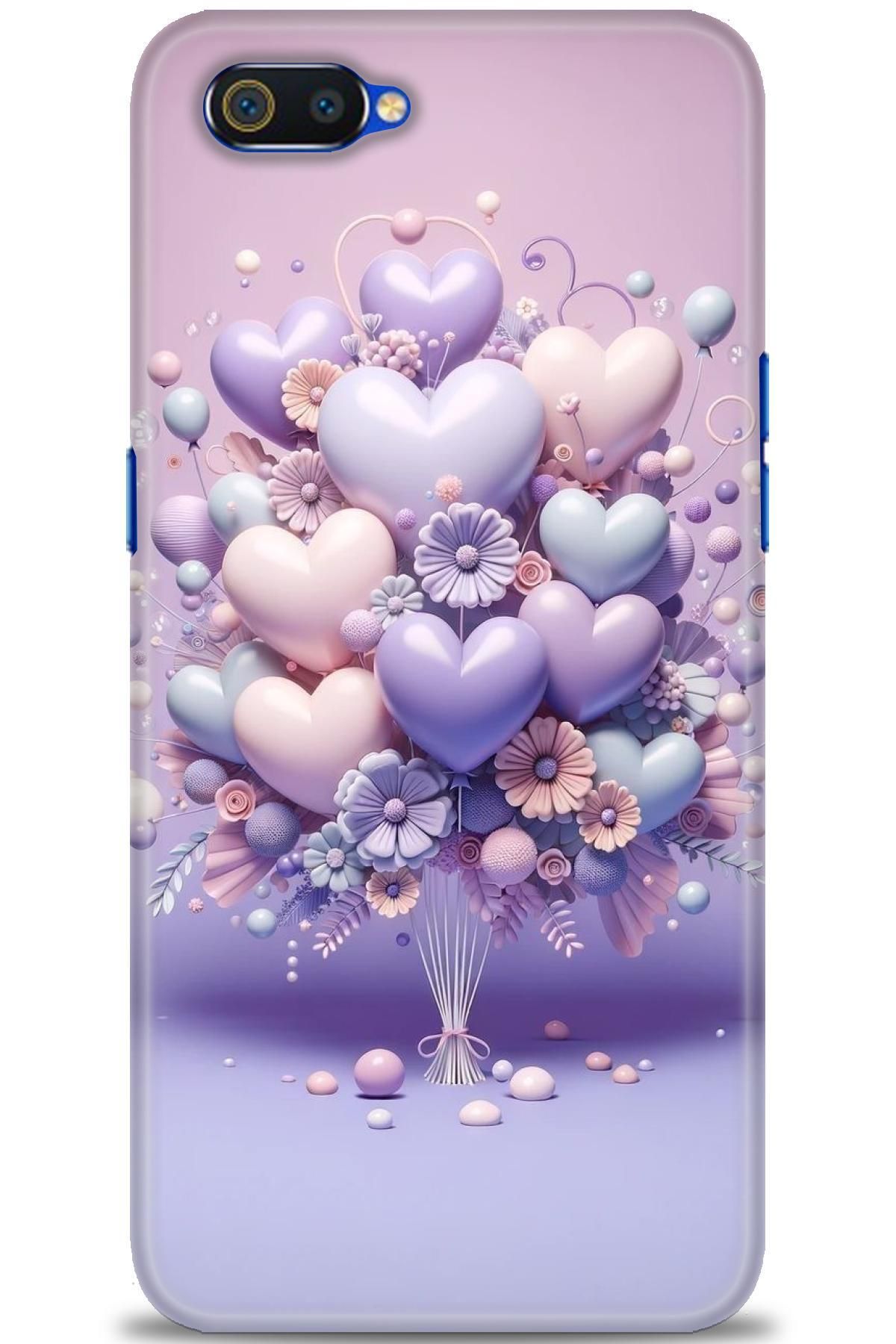 realme C2 İle Uyumlu HD Baskılı Desenli Silikon Kılıf - 744