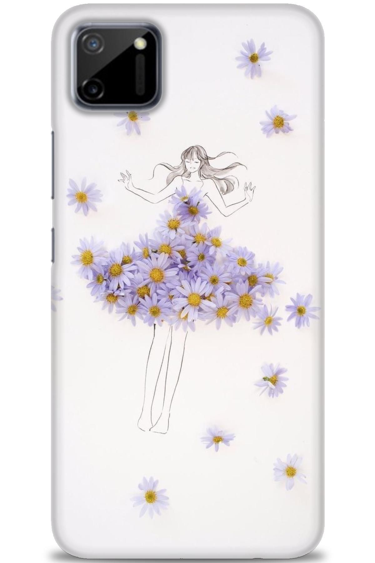 realme C11 İle Uyumlu HD Baskılı Desenli Silikon Kılıf - 737