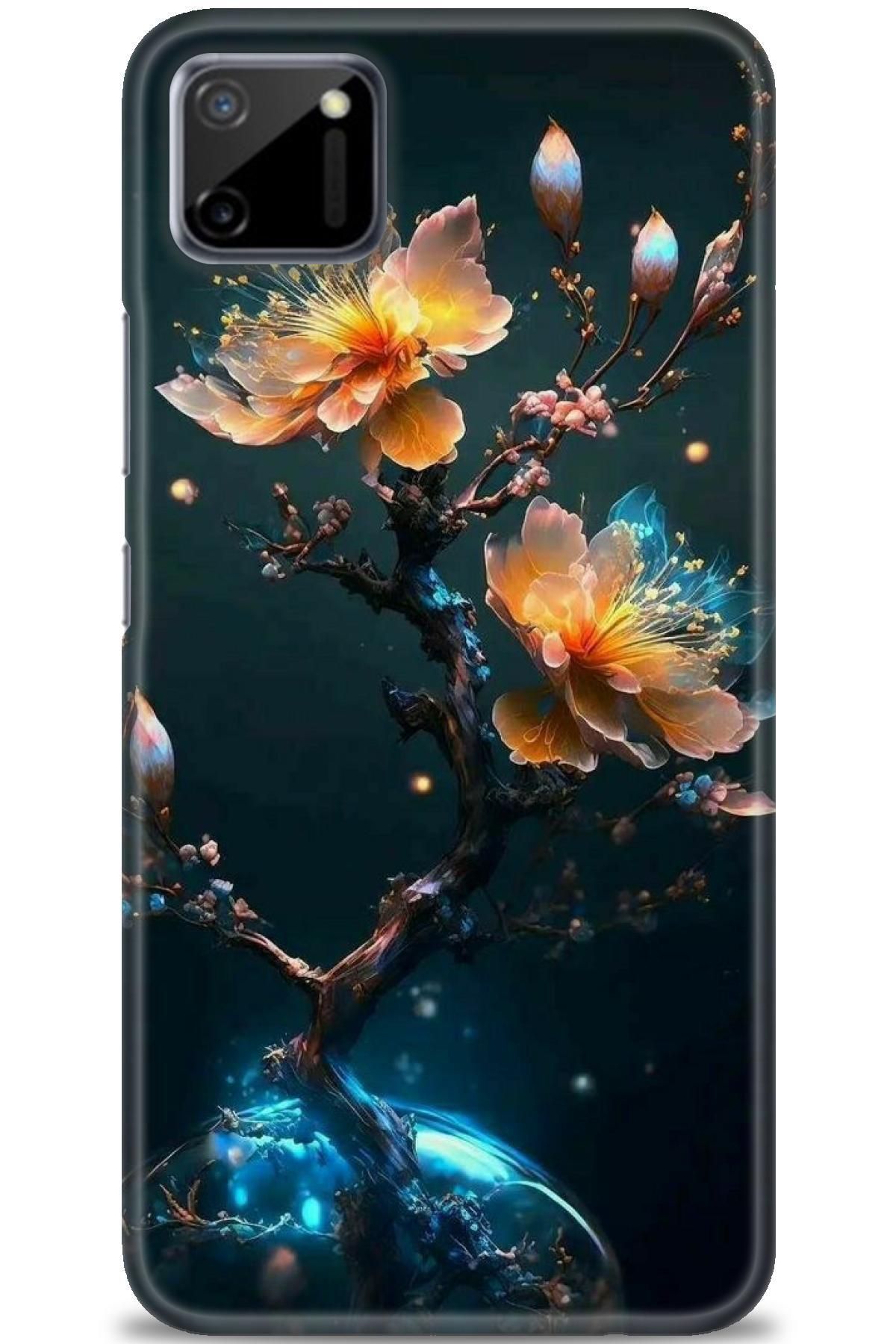 realme C11 İle Uyumlu HD Baskılı Desenli Silikon Kılıf - 358
