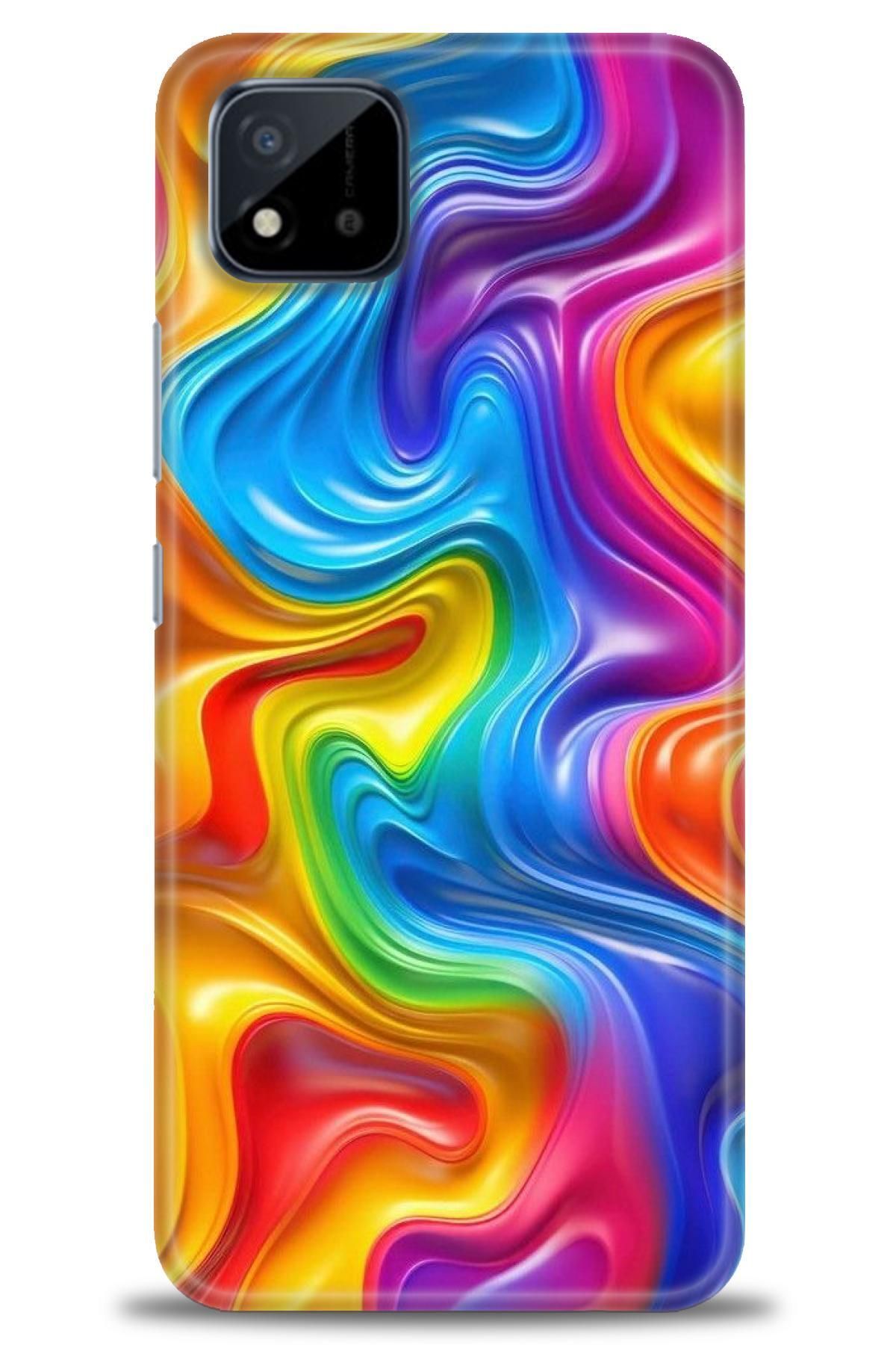 realme C11 2021 İle Uyumlu HD Baskılı Desenli Silikon Kılıf - 552