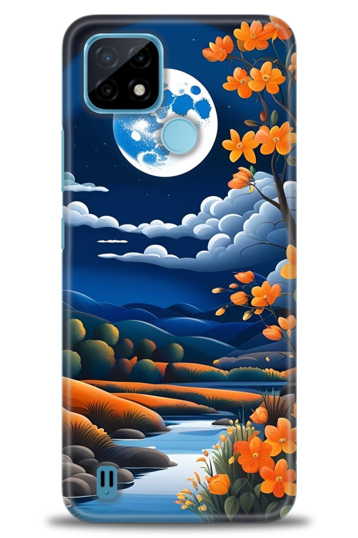 realme C21 İle Uyumlu HD Baskılı Kılıf - Karışık Seri - 623