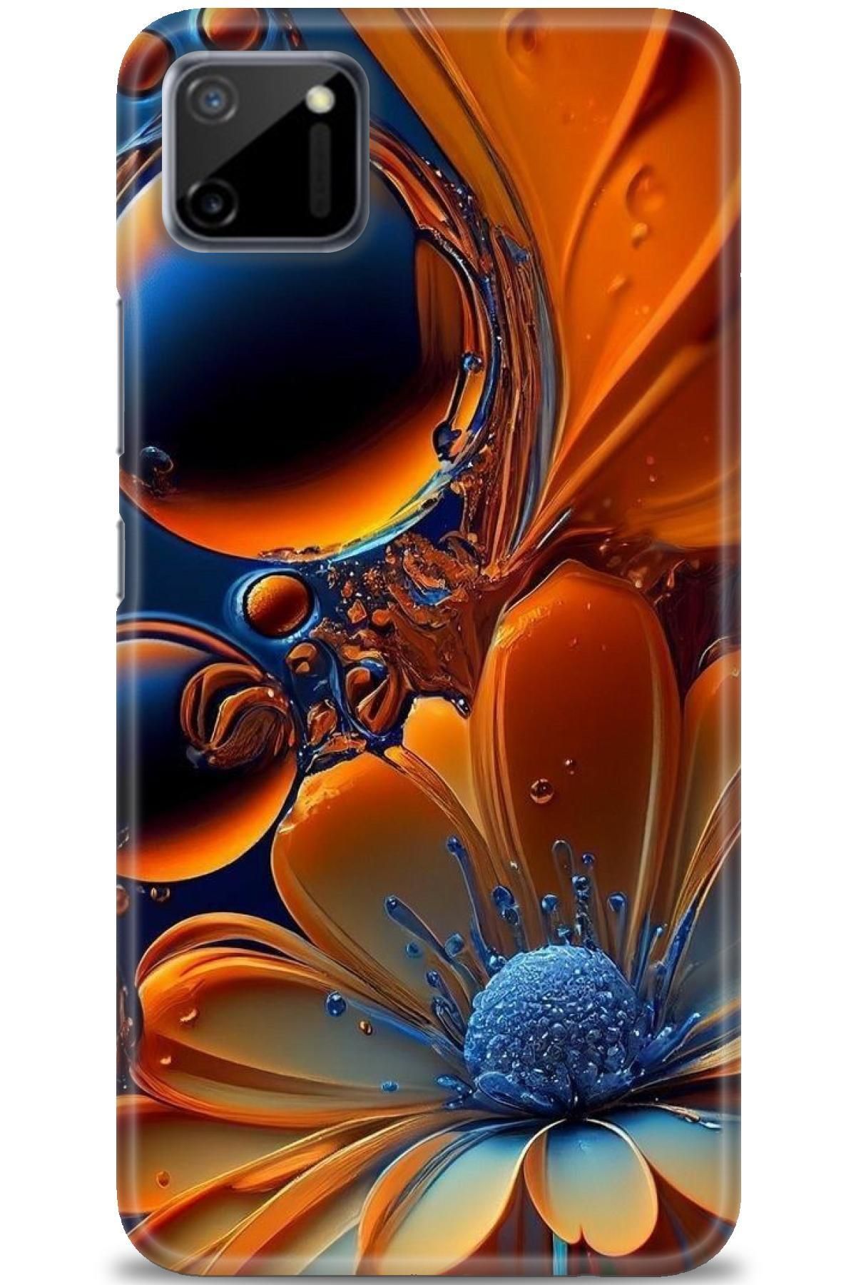 realme C11 İle Uyumlu HD Baskılı Desenli Silikon Kılıf - 360