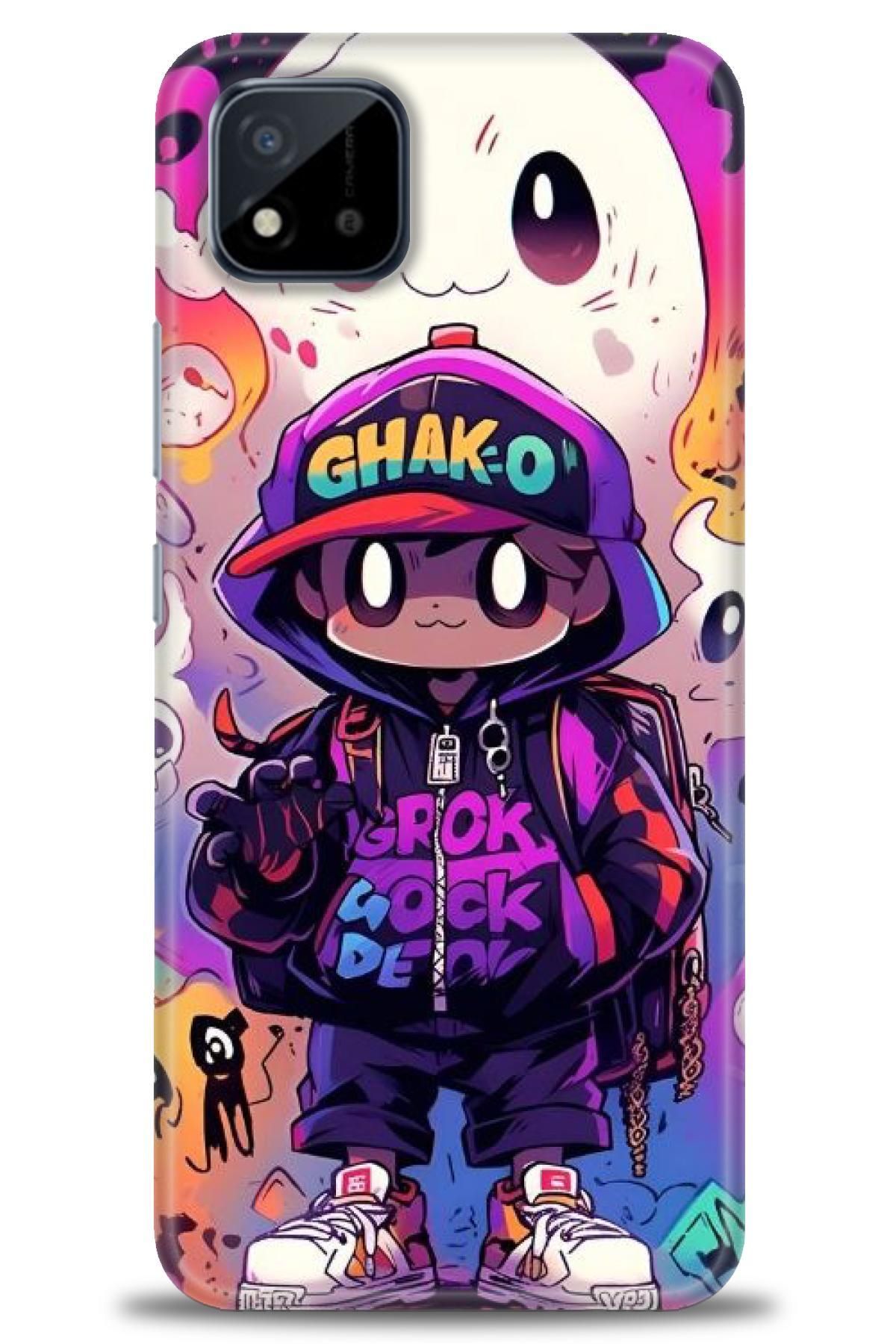 realme C11 2021 İle Uyumlu HD Baskılı Desenli Silikon Kılıf - 911